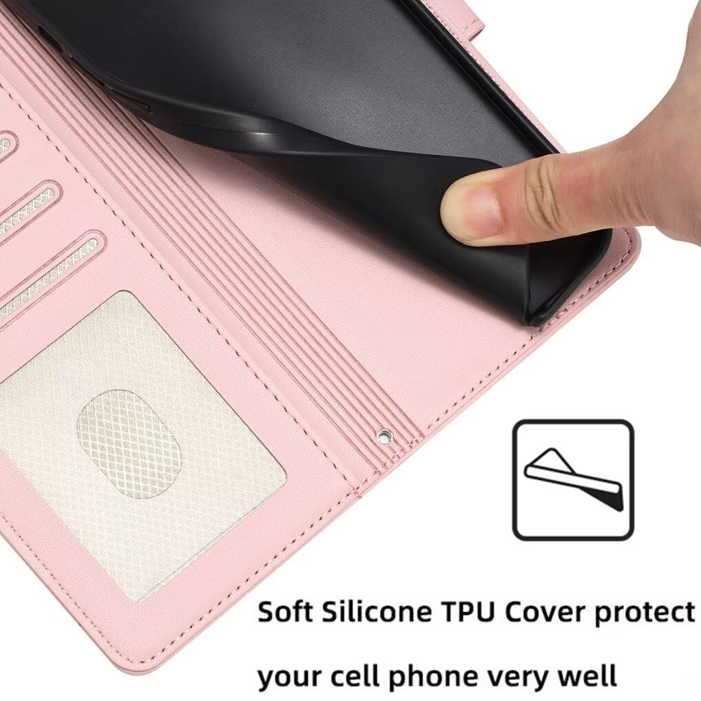 SEAHAI Cover Portafoglio In Pelle PU Per Motorola Edge 60 Neo / Edge 50 Neo / ThinkPhone 25 - Ultra Sottile, Antiurto, Slot Carte E Cavalletto (Blu)