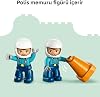 LEGO DUPLO Kasabası Mavi Polis Motosikleti 10471-2 Yaş ve Üzeri Çocuklar için Memur Figürü, Koniler ve Trafik Işıkları İçeren Eğitici Oyuncak Yapım Seti, Çocuklar için Hediye Fikri (11 Parça)