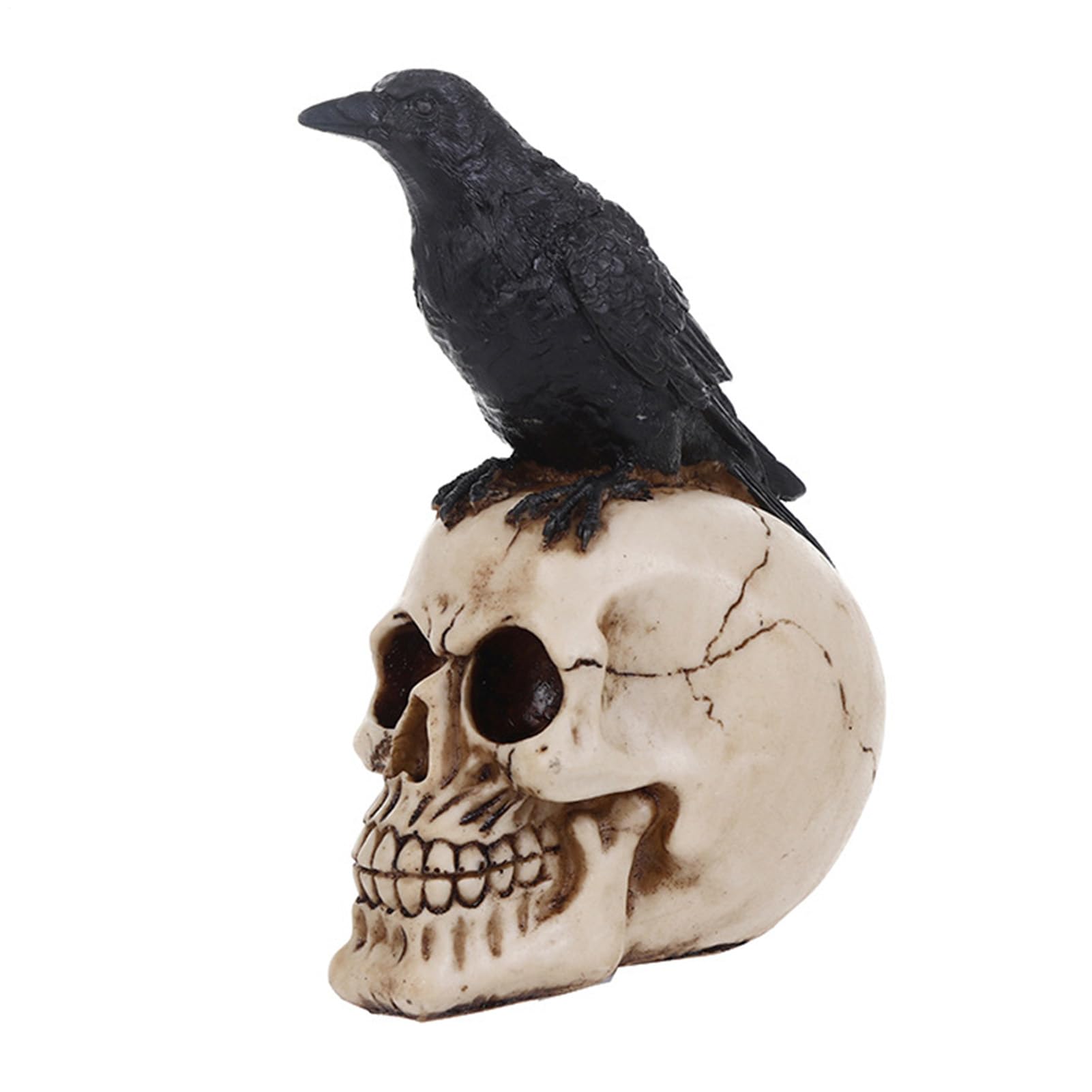 Figurine d'oiseau gothique d'Halloween pour rompre la monotonie
