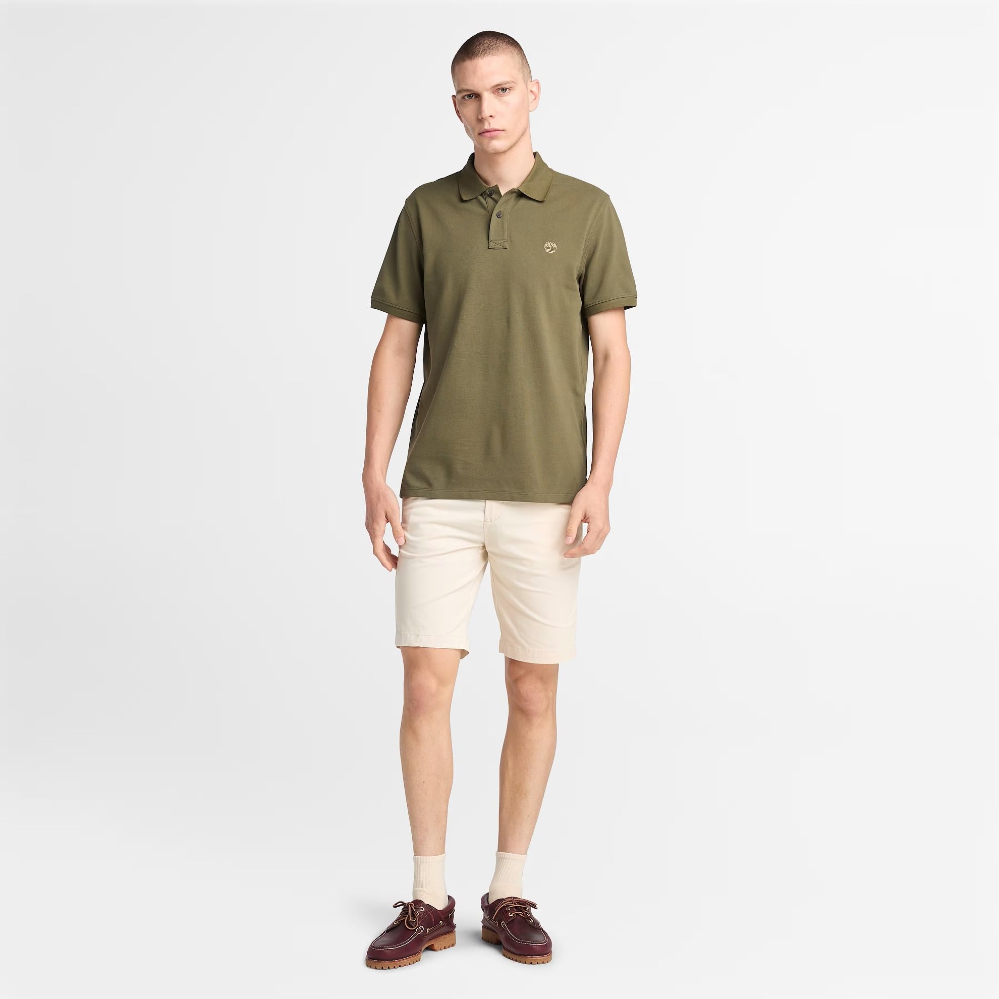 Timberland Tfo SS Millers River Pique Polo (Reg) Camicia Uomo (Pacco da 1)