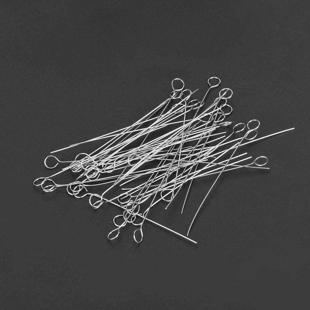 Inokulationsschleifen Nichromspitzen 50 Stück Wiederverwendbare Inokulationsschleifen Halter Für Labor (4mm) Inokulationsöse Präzisionswerkzeuge Für Mikrobiologie