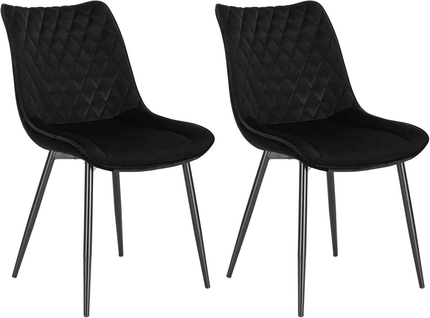 WOLTU Dining Chairs Set of 2 Kitchen Counter Chairs Lounge Leisure Living Room Corner Chairs