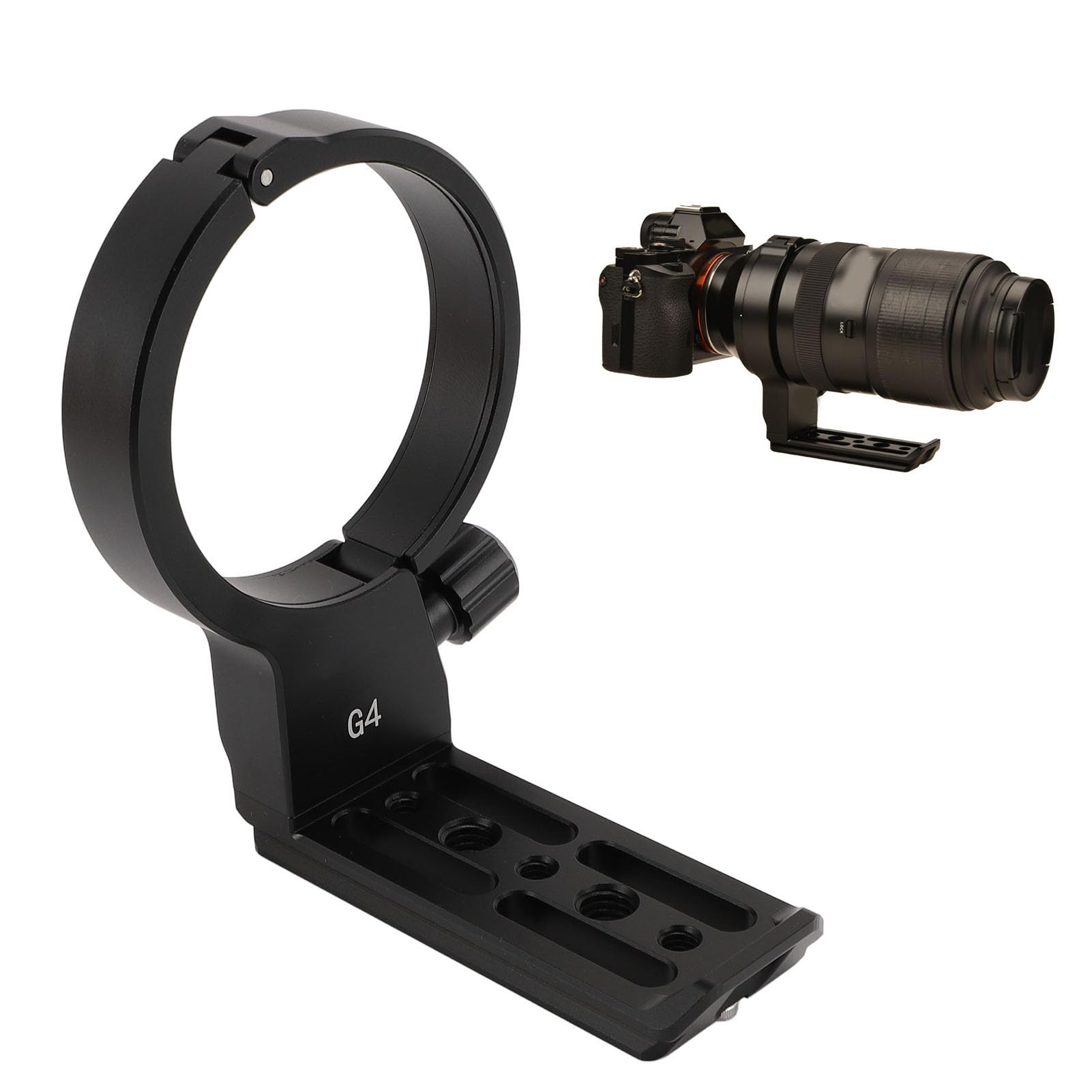 Amazon | レンズカラー交換用フット三脚取り付けリング、1/4 3/8