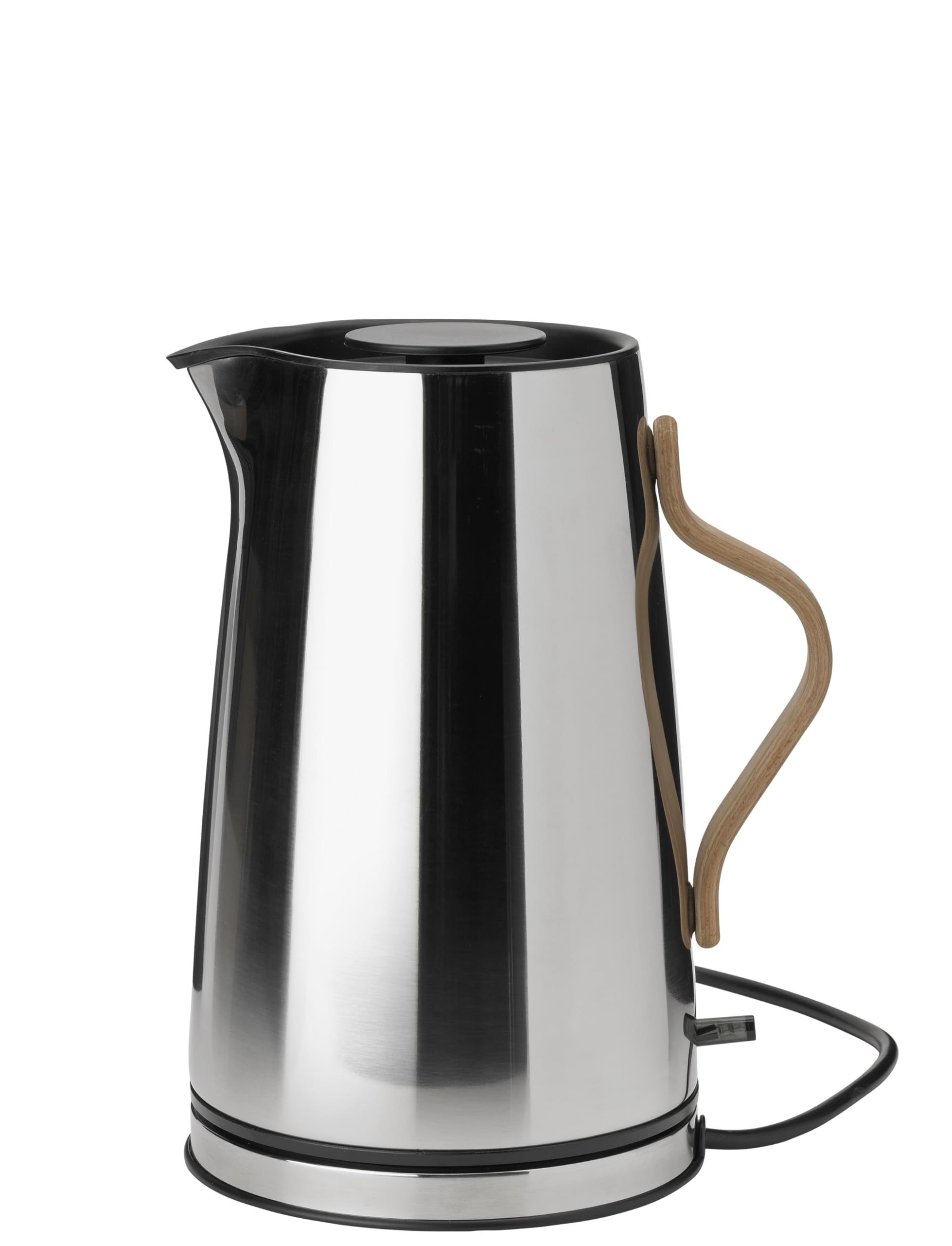 Bouilloire électrique Stelton Emma en acier et bois de hêtre design scandinave de 1,2 l