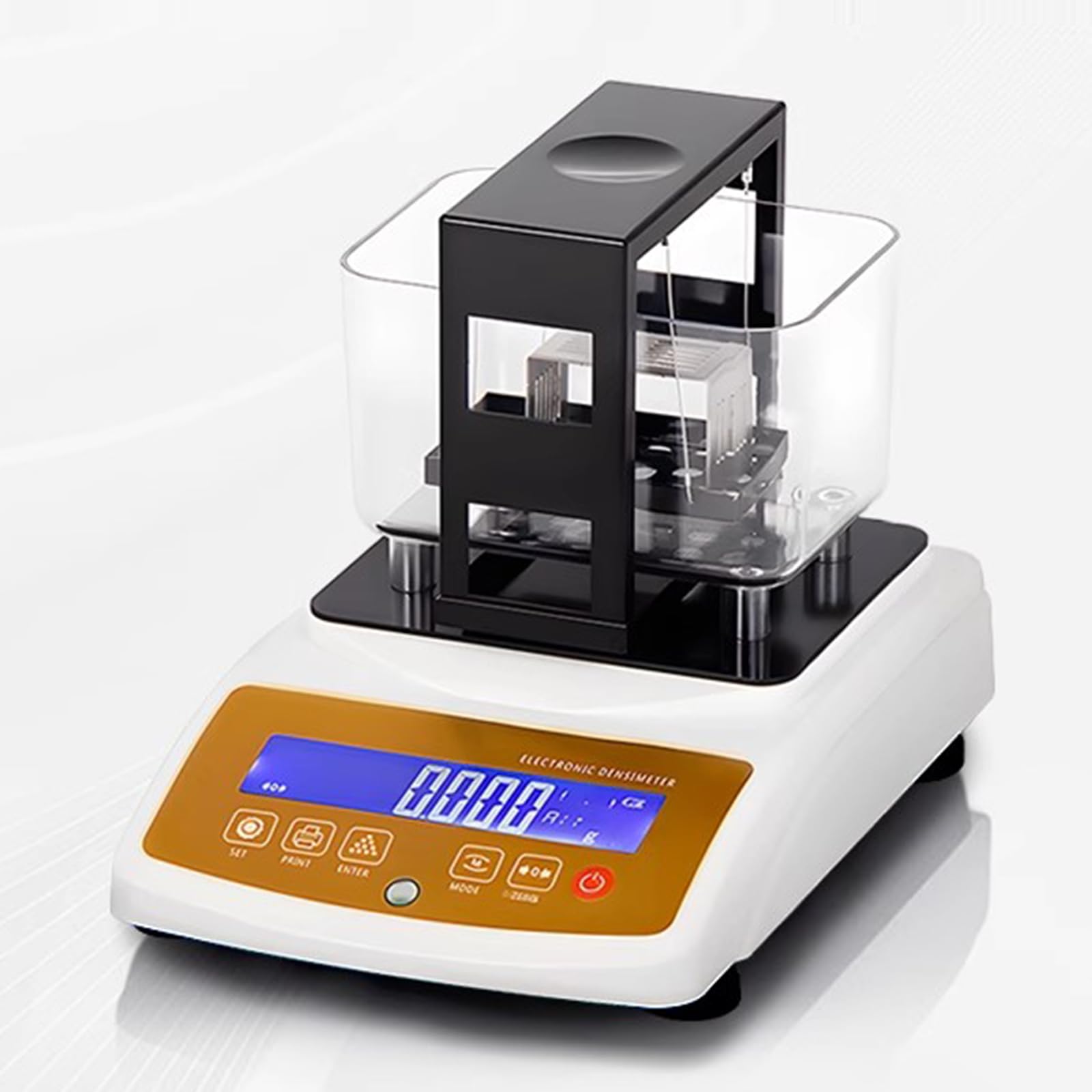 Gęstościomierz złota, cyfrowy tester czystości metali szlachetnych, zakres 120 g 0,0001 g/cm³ dokładność dla złota i srebra platynowego