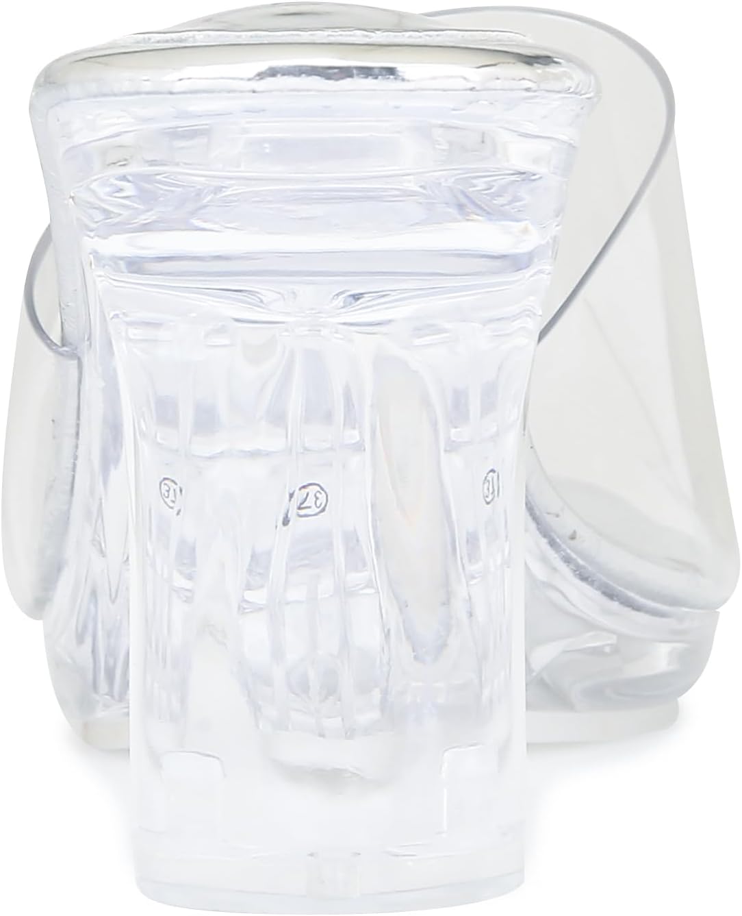 NBUUNBU Chunky Heels for Women Clear Platform Heels Sexy Block High Heels Sandals Square Toe Open Toe Transparent Strap Comfortable Dress Shoes Slip on Mules - Image 6