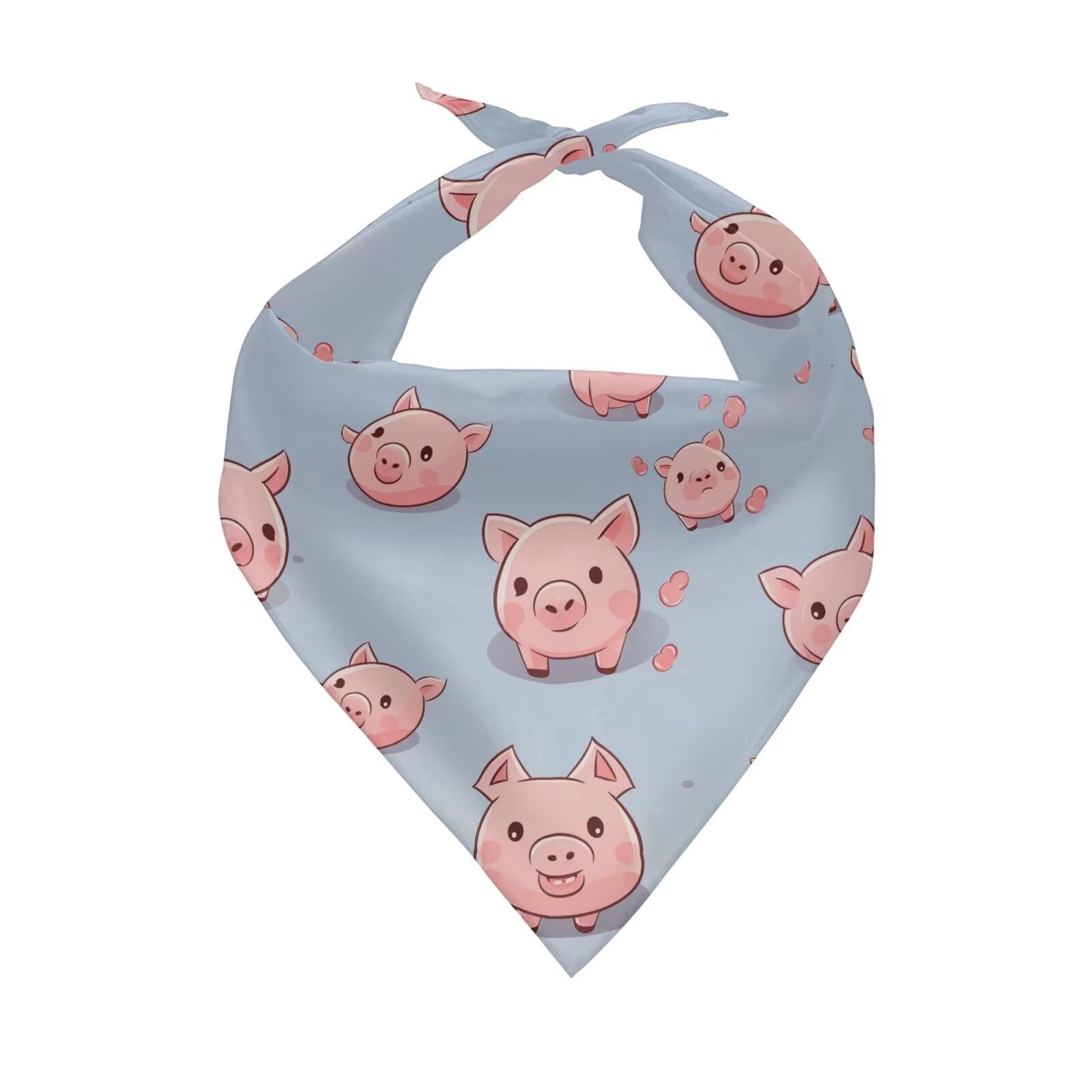 Bandana pour chien de grande taille pour balades bavoir rose Howilath