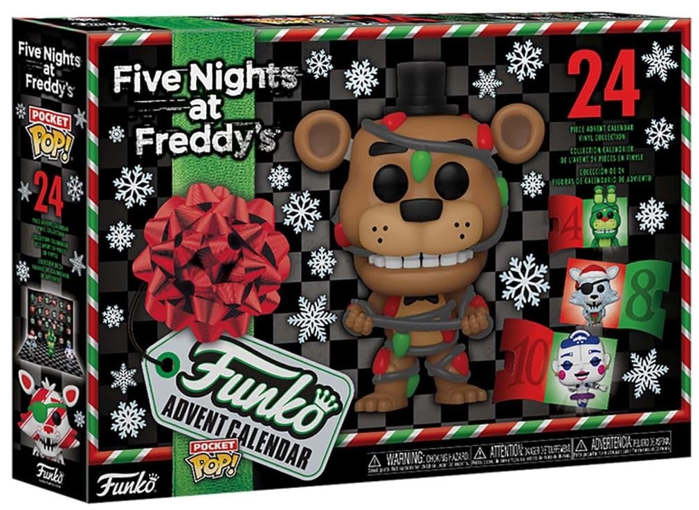 Funko Advent Calendar: Five Nights At Freddy'S (FNAF) 2023-24 Días de Sorpresas - Minifigura de Vinilo Coleccionables - Caja Misteriosa - Idea de Regalo - Holiday Xmas para Chicas y Chicos