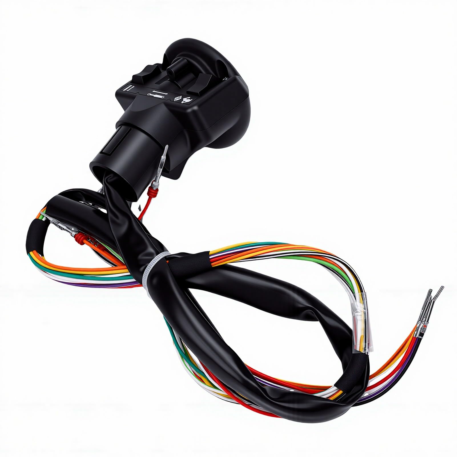 AMONIDA 6680462 Rechter Neigungs-Joystickgriff für Kompaktlader, 4 Schalter