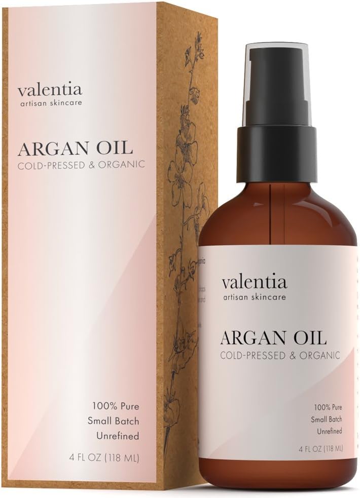 Valentia Organic Moroccan Argan Oil 4 Ounce