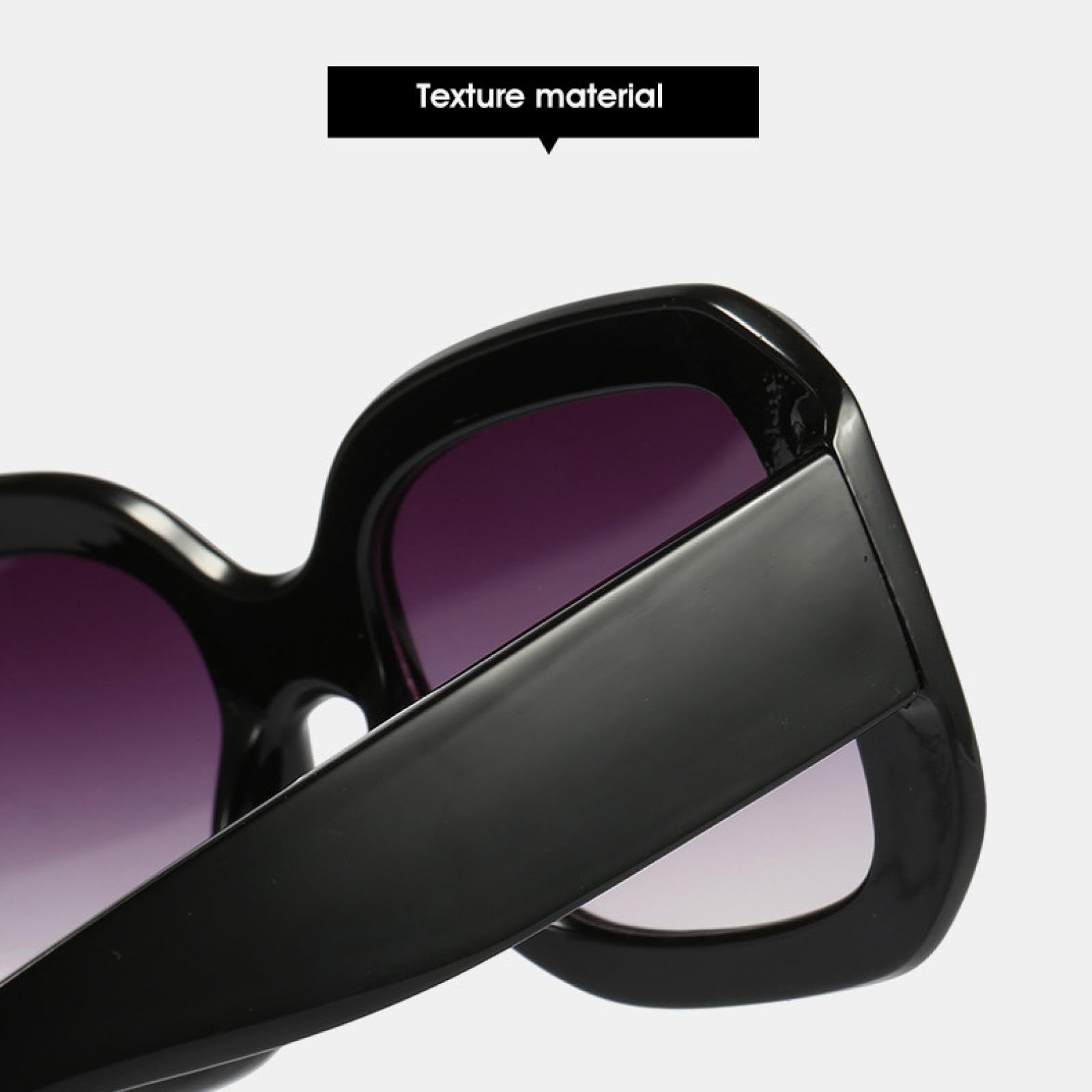 Gafas de sol de moda para mujer, estilo punk, montura gruesa, color naranja, con protección UV400, lentes degradadas.