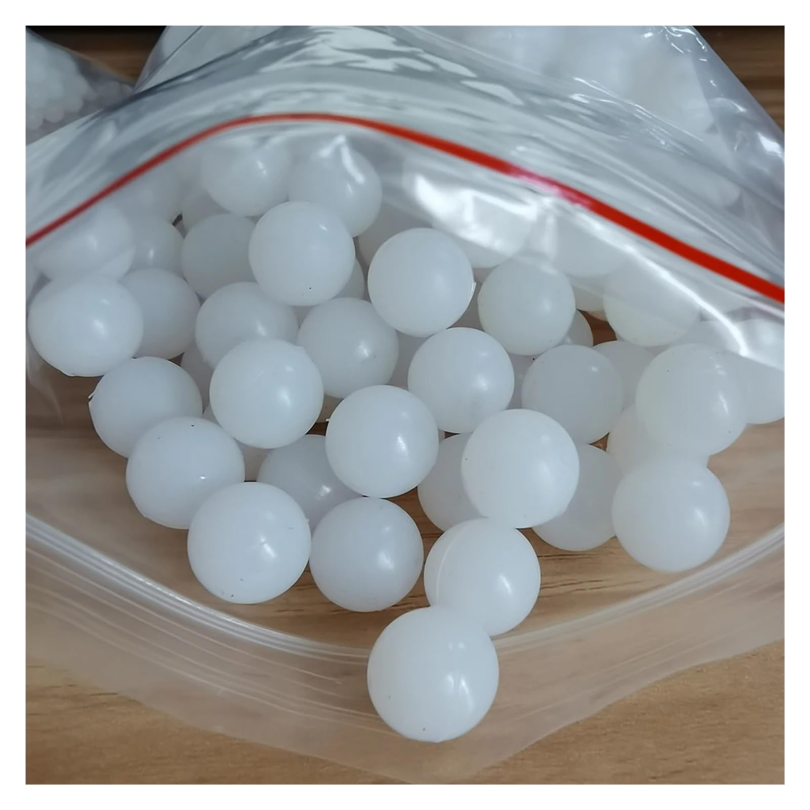 Diámetro 2/2, 5/3/3, 5/4/5/5, 5/6/6, 5-65mm, bola de silicona sólida redonda blanca, bola de silicona de sellado, piezas industriales de bricolaje (Tamaño : 19mm)