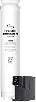 iSpring FPCA100 Replacement Filter for RCD100HCG Countertop Reverse Osmosis System, Composite Filter, with PP Sediment, Activated Carbon and Alkaline Media, Replacement Cycle Up to 12 Months
