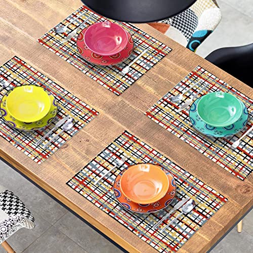 Sets de table antidérapants lot de 6 résistants à la chaleur 45cm - 8