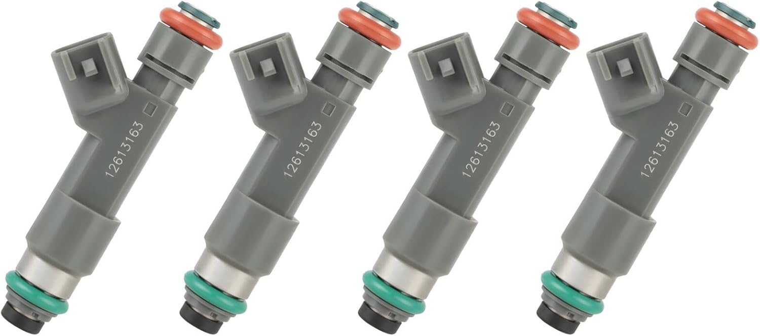 12 Holes 4Pcs Fuel Injector Replace FJ1064 SCITOO Automotive Engine Fuel Injector fit for 2009-2011 for Chevrolet for HHR 2.2L, 2009-2011 for Chevrolet for HHR 2.4L, 2010-2012 for Chevrolet for Malibu