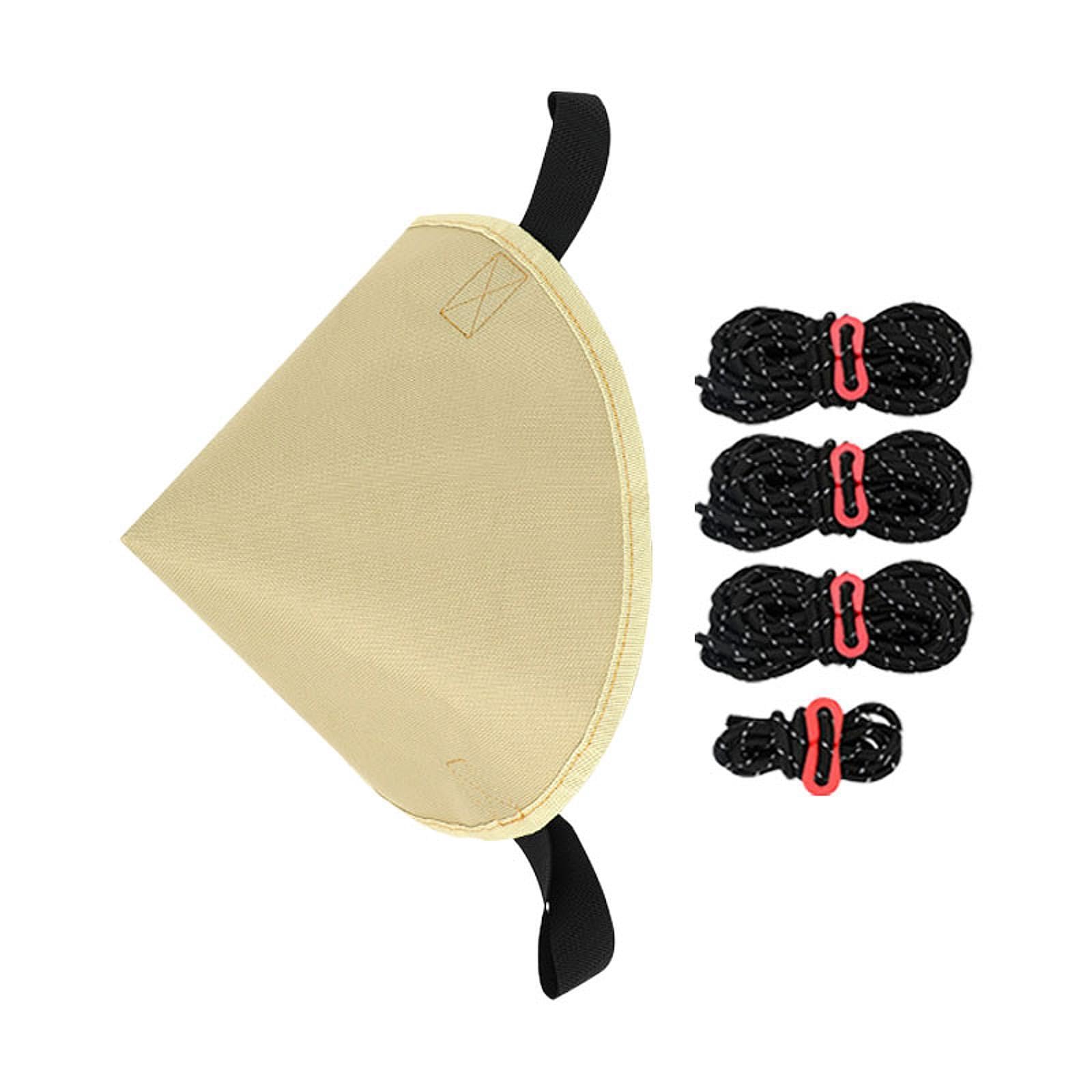zelt verbindung QUILSTM Dreieckige, wasserdichte Kappe, multifunktional, Grill, effiziente Verbindungen zwischen Zelten und Pavillons, 3 Stück 5 m Seile, Planen Verbindungskappe, Zubehör, Khaki, 25 x 18 cm Sonstiges Academy Grade 6 Chain Size_-2.0 Color:Black/Blue Line
