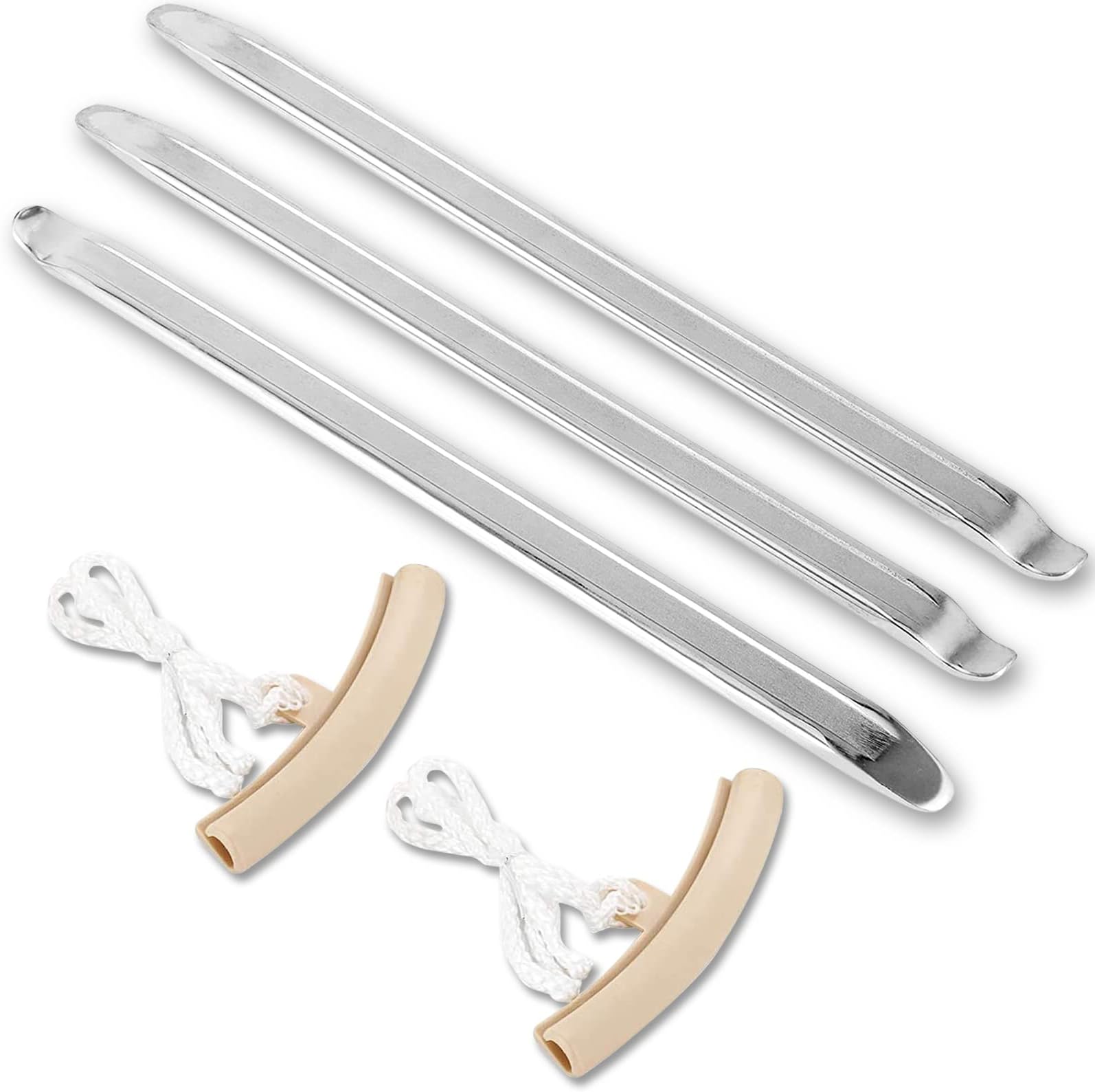 WAIZHIUA 3Pcs 30cm Tyre Lever Heavy Duty Manganese Steel Tire Levers