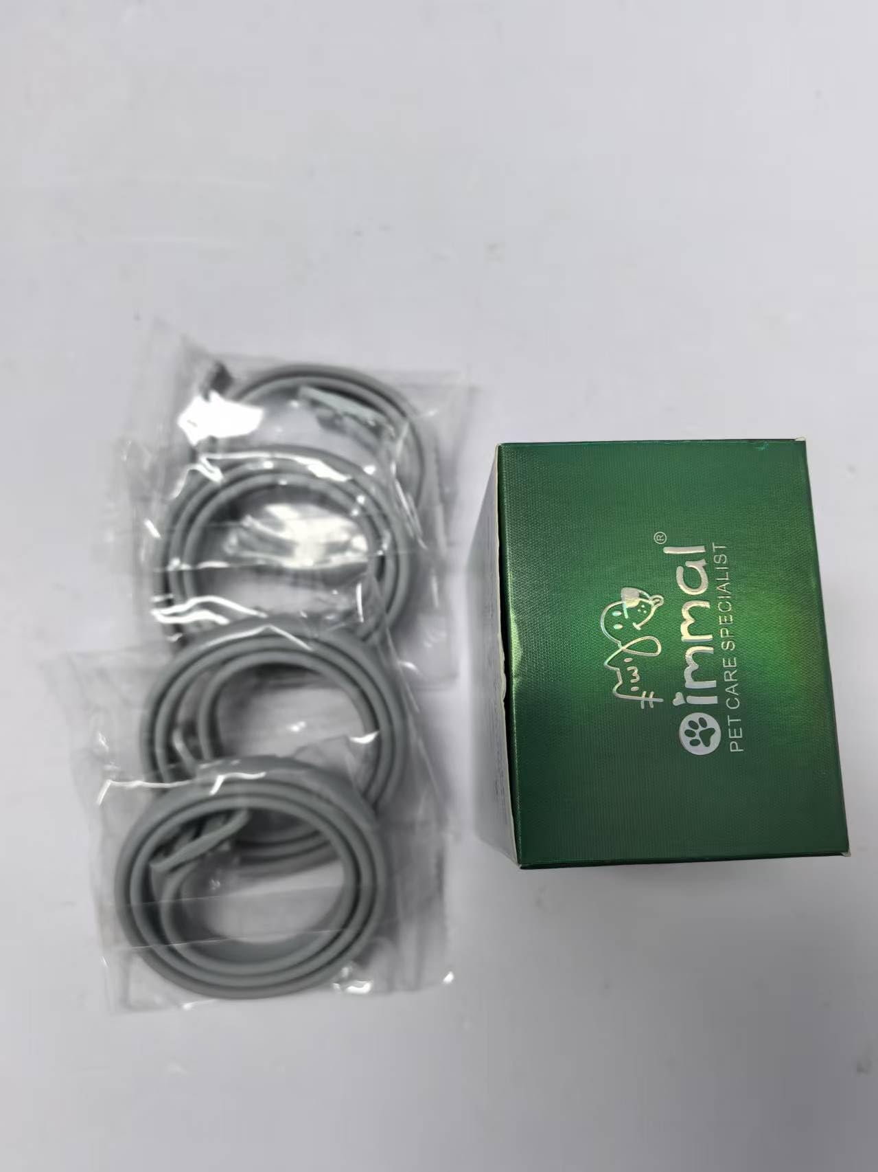 4 Pezzi Collare Antiparassitario per Gatti, Impermeabile Collare Antipulci e Zecche per Gatti, protezione efficace 24 mesi (A)