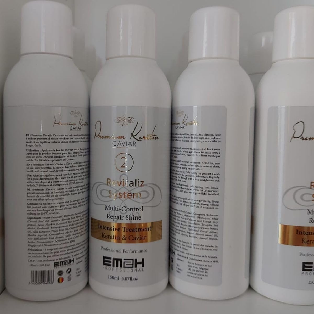 Premium Keratin Caviar – Kit Levigante brasiliano – agli estratti di caviale 150ml