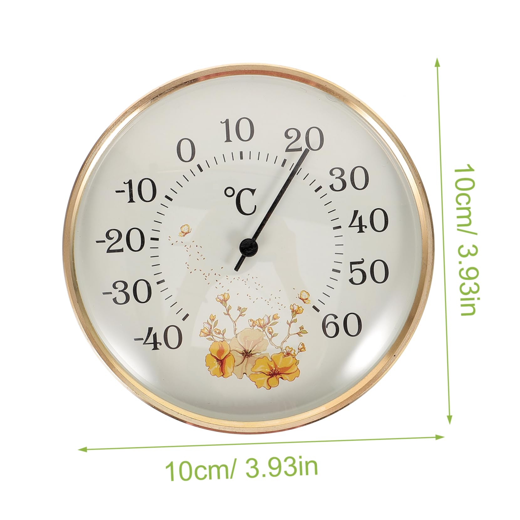 IWOWHERO Sauna Wall Thermometer Digital Temperature Gauge for Room Lightweight Wall Mounted Design Readings for Home Use