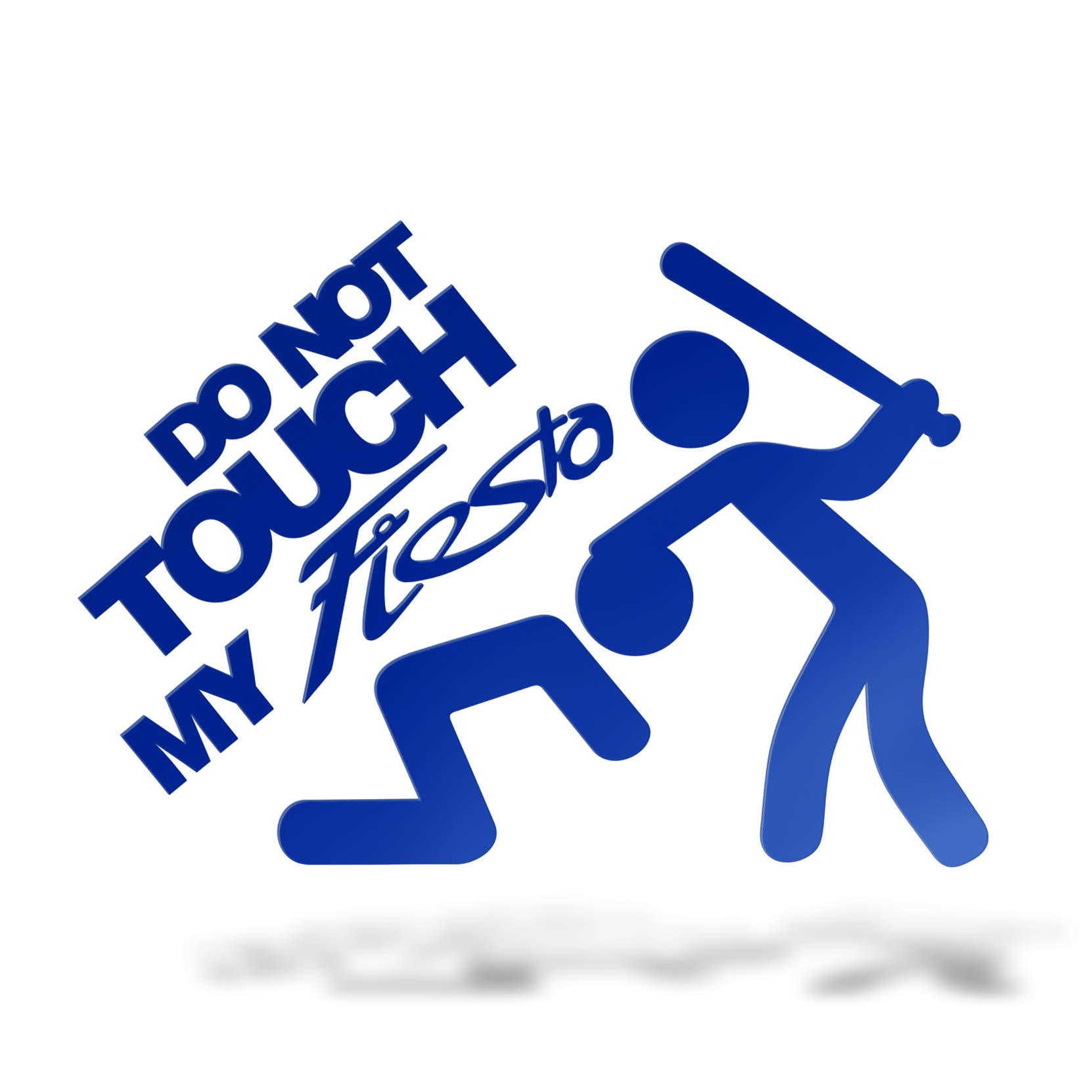 ERREINGE Sticker compatibile per ALFA ROMEO DON'T TOUCH MY ALFA DUB JDM TUNING ARGENTO Adesivo prespaziato in PVC per Auto Lunotto Finestrino - cm 35