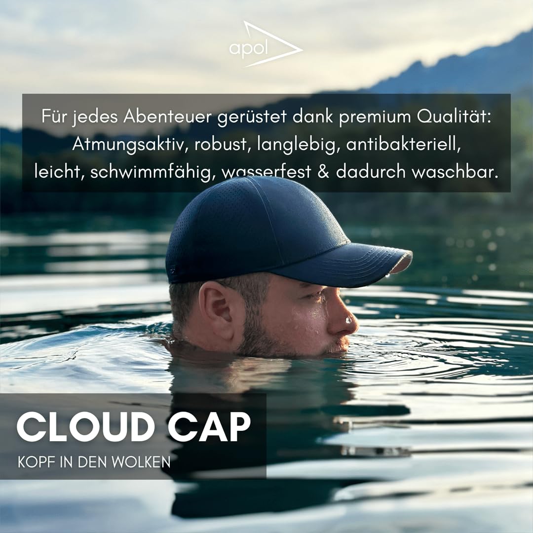 apol Premium Cap - Cloud Flex - 100% wasserfest, atmungsaktiv, langlebig, Qualität - Flex-Verschluss