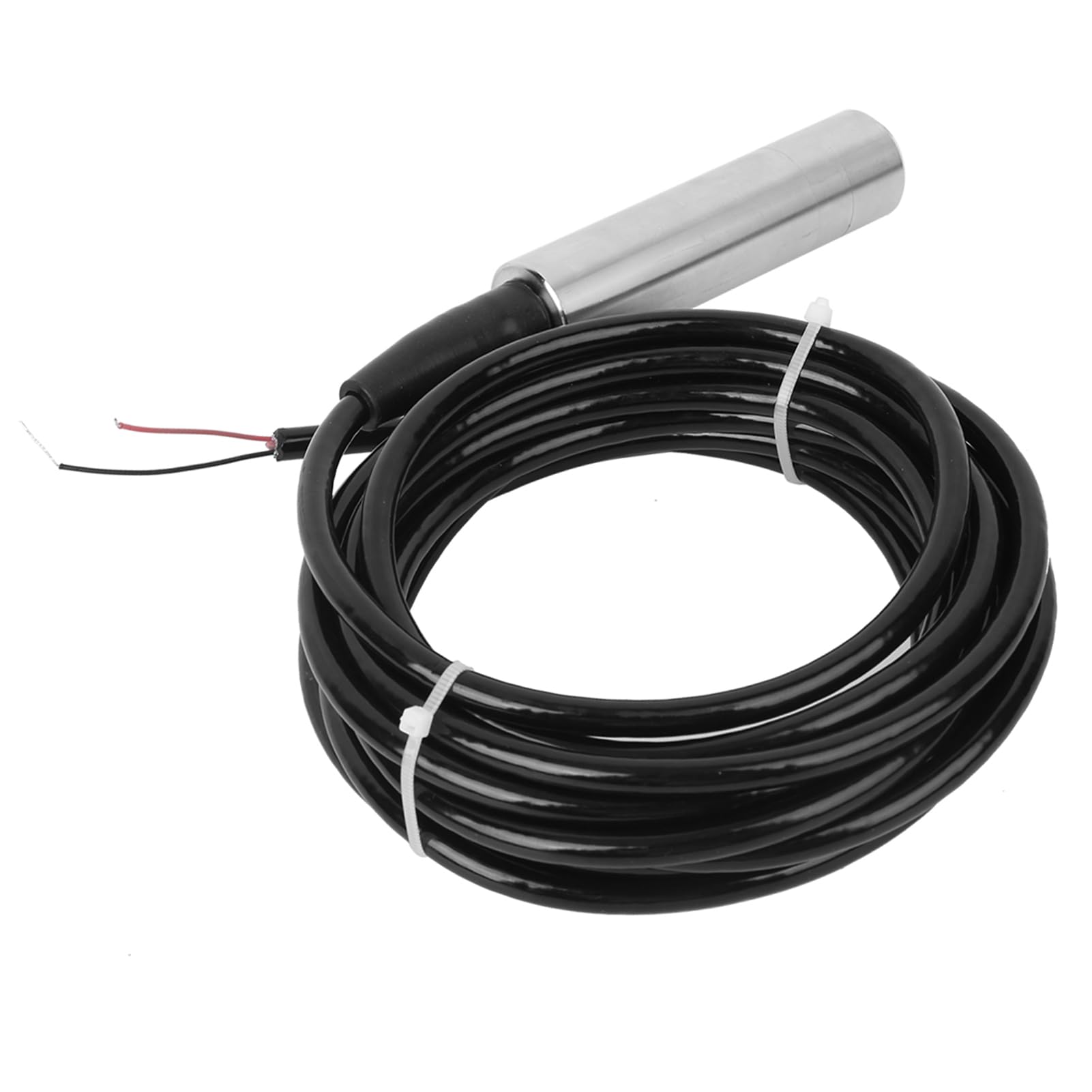 Generic Transmisor de Nivel de Líquido 0-5m, Sensor de Nivel de Agua 24VDC Acero Inoxidable (Rango de medición 0-3 Metros)