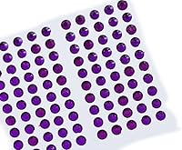 Vista 23 de Diamantes de imitación acrílicos autoadhesivos SS30 de 0.236 in de plástico, gemas faciales de plástico para tarjetas de bricolaje e invitaciones