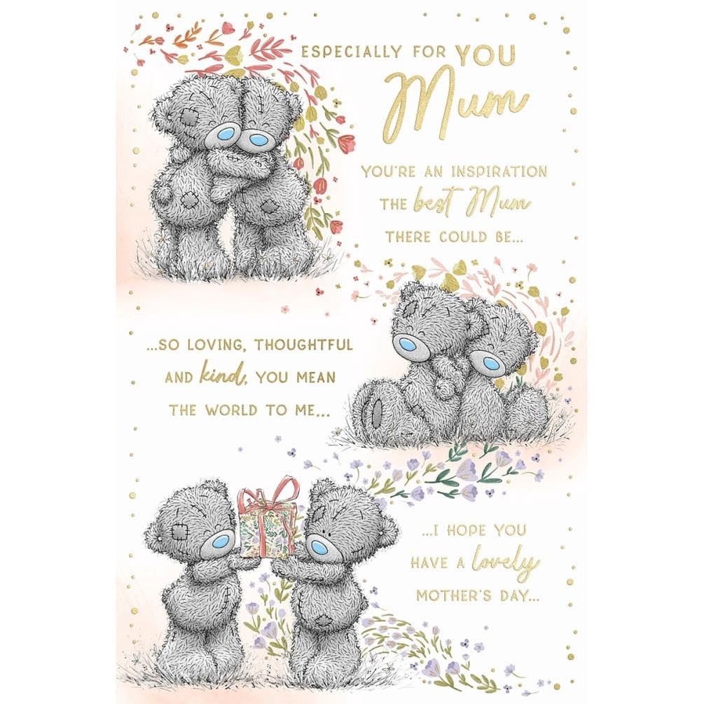 Me to You Tatty Teddy Mother's Day Storyboard Card 'Especially For You, Mum' 6 x 9" - Official Collection