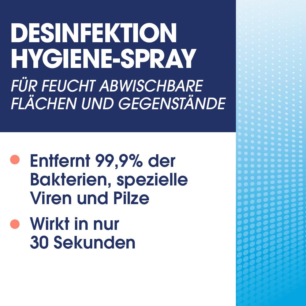 Sagrotan Hygiene Pumpspray – Desinfektionsmittel für Textilien und Oberflächen im Haushalt – 10 x 250 ml Sprühflasche im praktischen Vorteilspack
