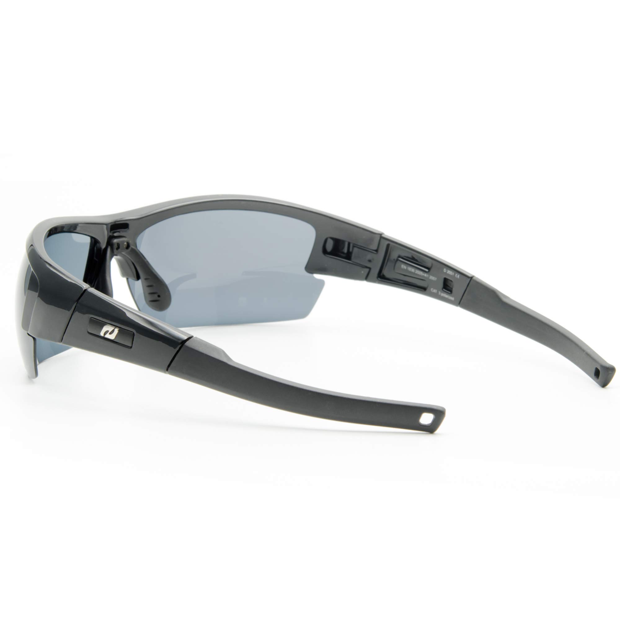 Daisan Radbrille polarisierende Gläser mit Opticlip für Sehstärke