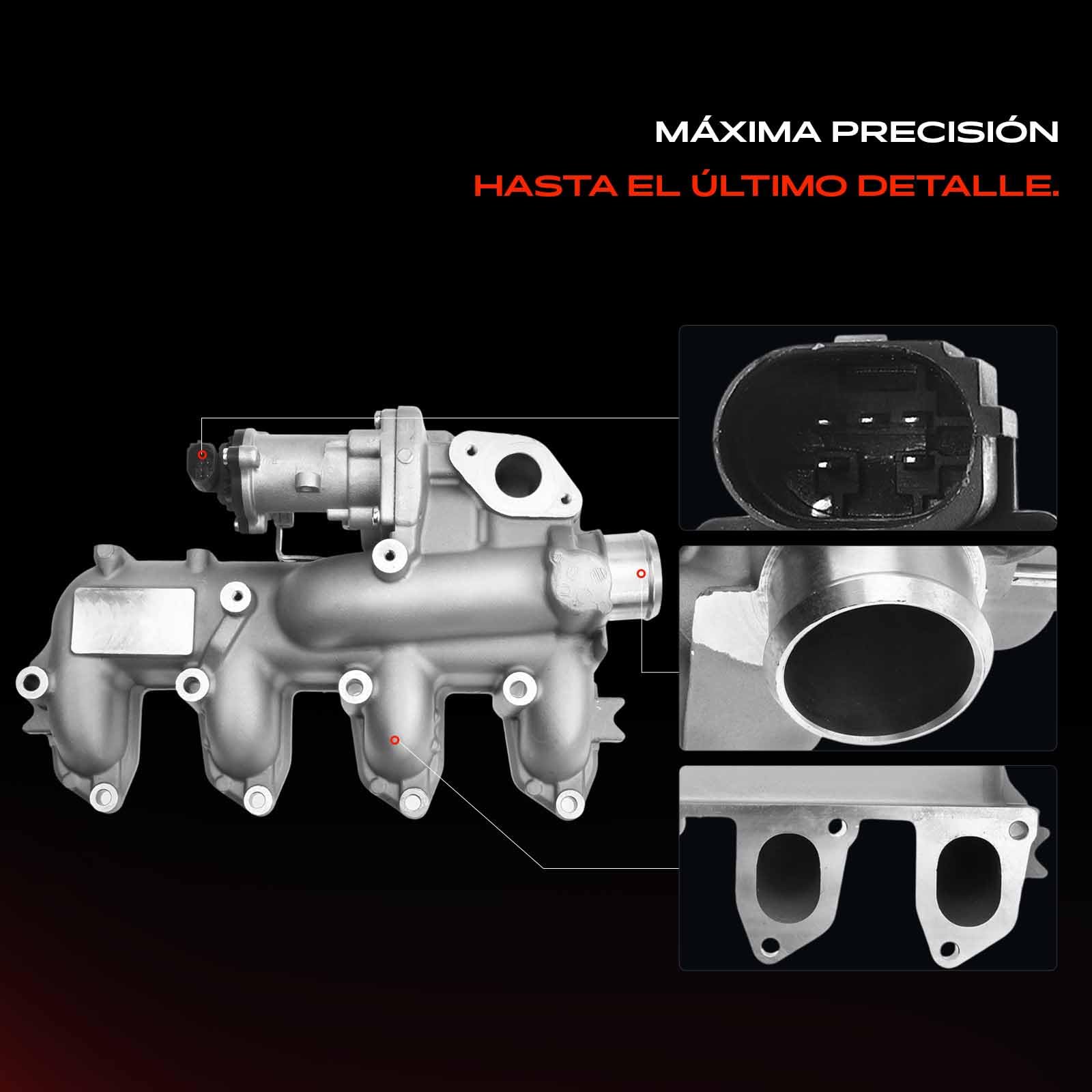 Frankberg Válvula EGR 4M5Q9424CA | Compatible con: Galaxy WA6, Torneo Focus II DA DS FFS, Mondeo IV BA7, Focus II Saloon DB DH FCH, Focus II DA DP HCP