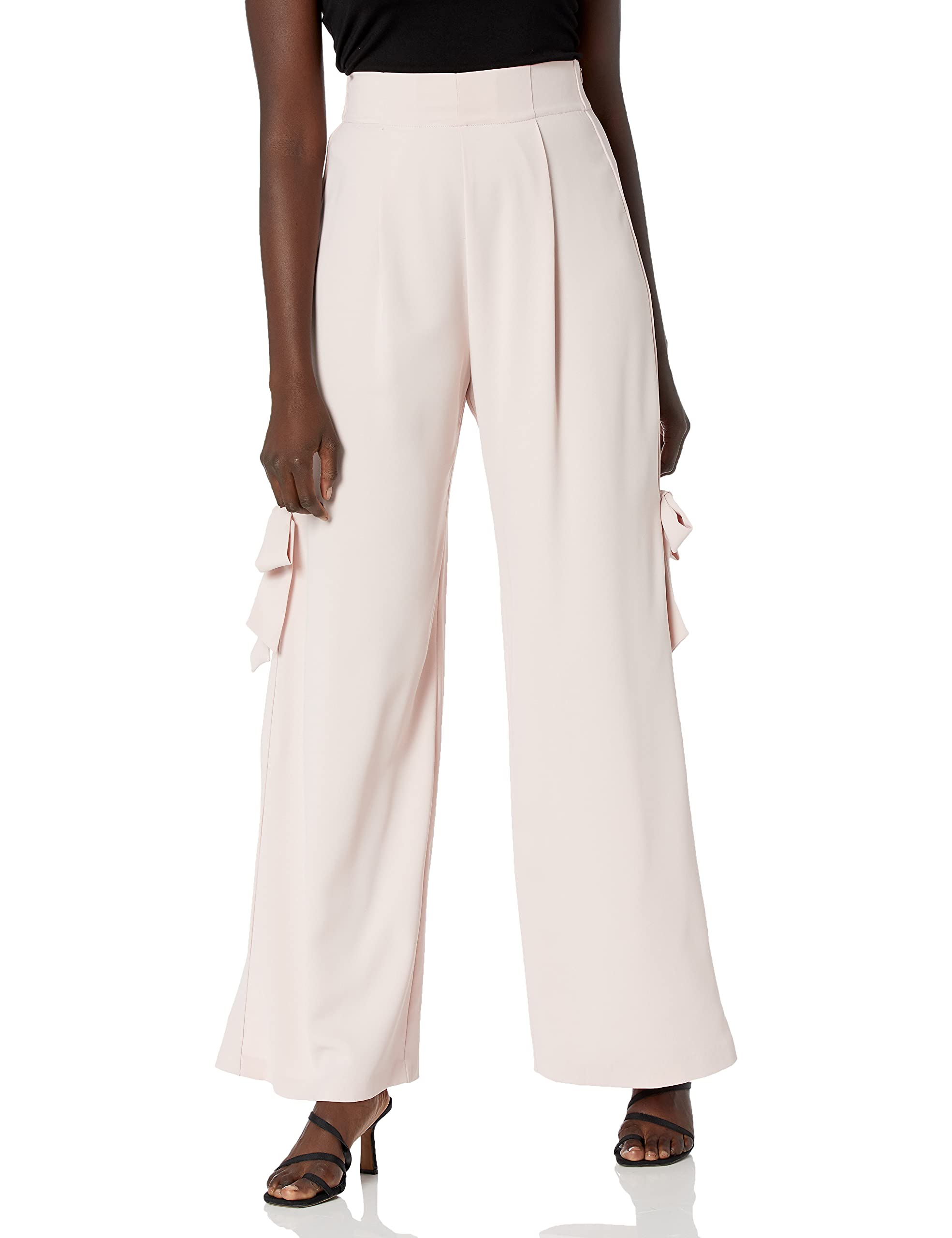 Parker Womens Antonello High Waist Wide Leg Pant Pearl Blush 6