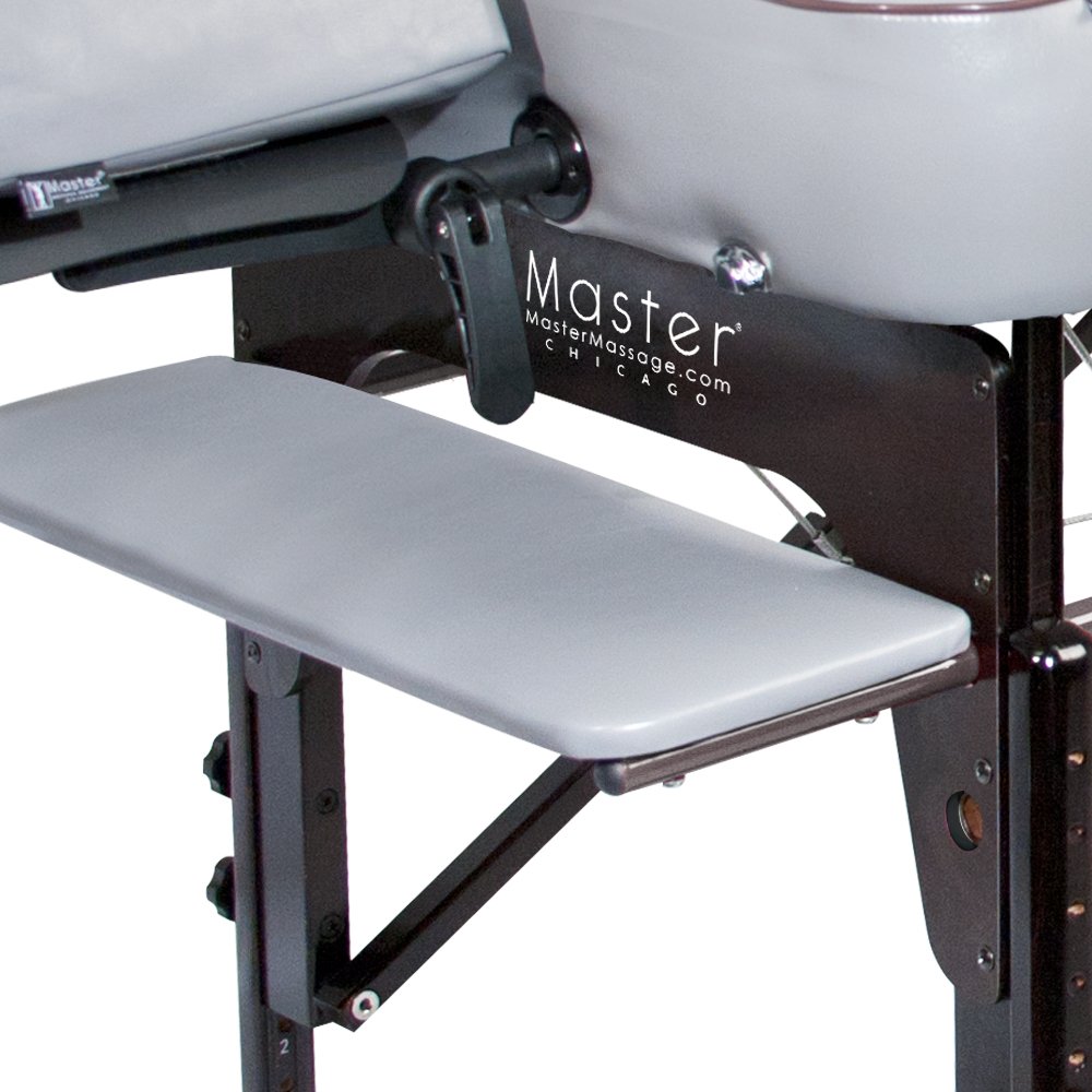 Master Massage Table de Massage, Bois, Gris Tourterelle, 70 x 200 cm