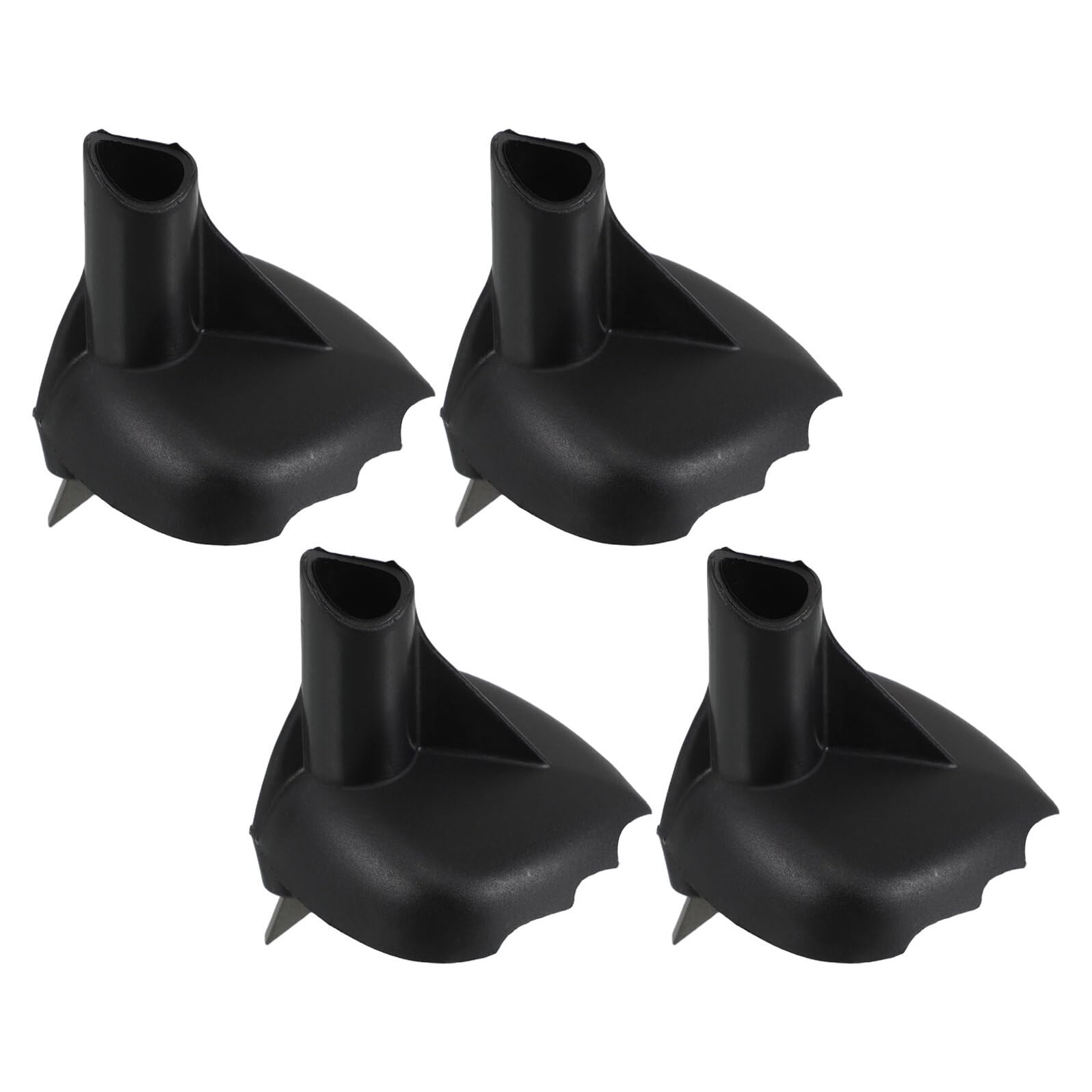 4 Piezas Puntas de Tungsteno para Bastones de Trekking Nylon y Acero para Mayor Tracción y Reducción de Ruido, Ideales para Senderismo en Montaña y Terreno Duro