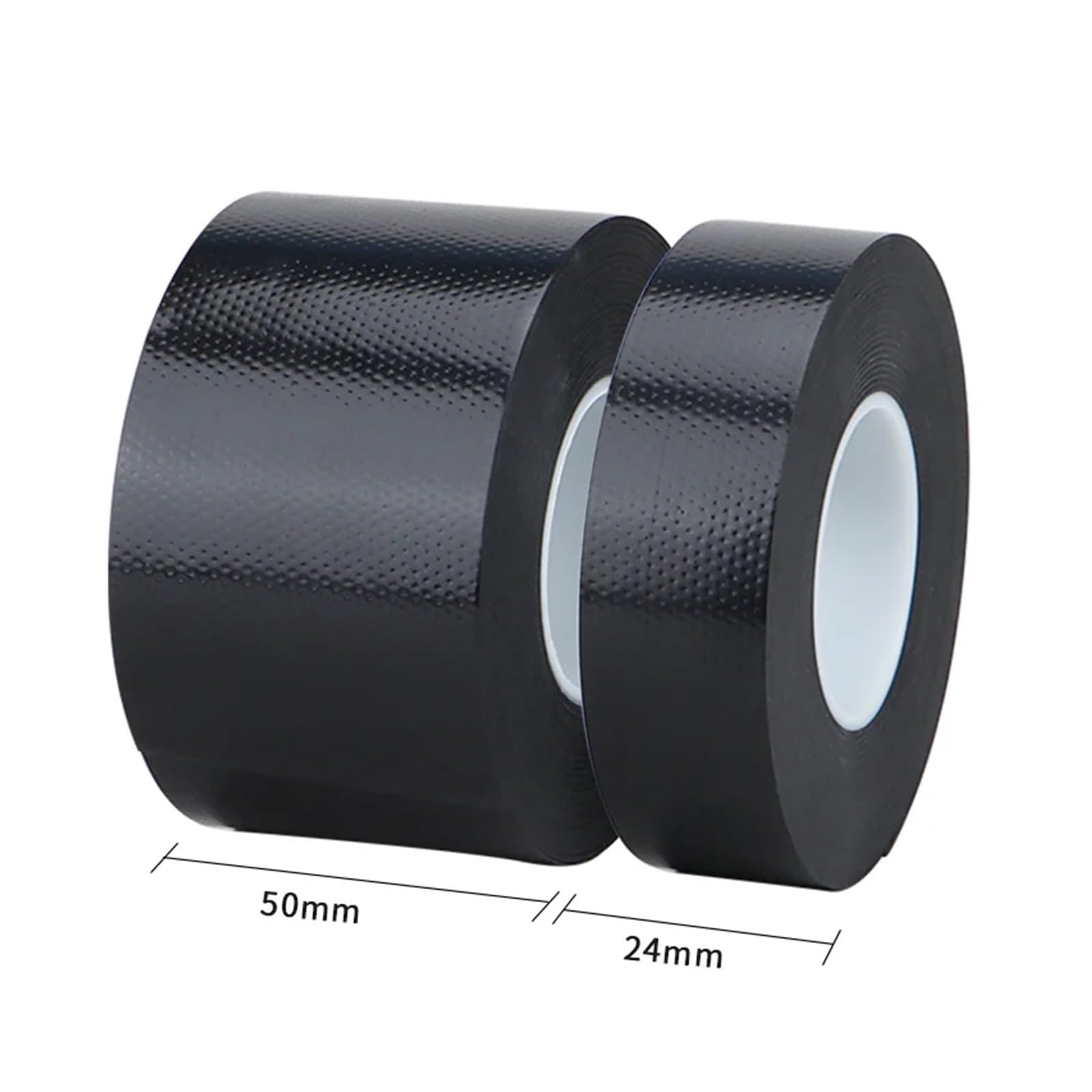 Dichtband, Butyl-selbstklebendes Gummi-Isolierband, PVC, wasserdicht, isoliert, for Kleben, Schweißen, Gummidichtung, selbstverschweißendes Band(0.8MM*24MM)