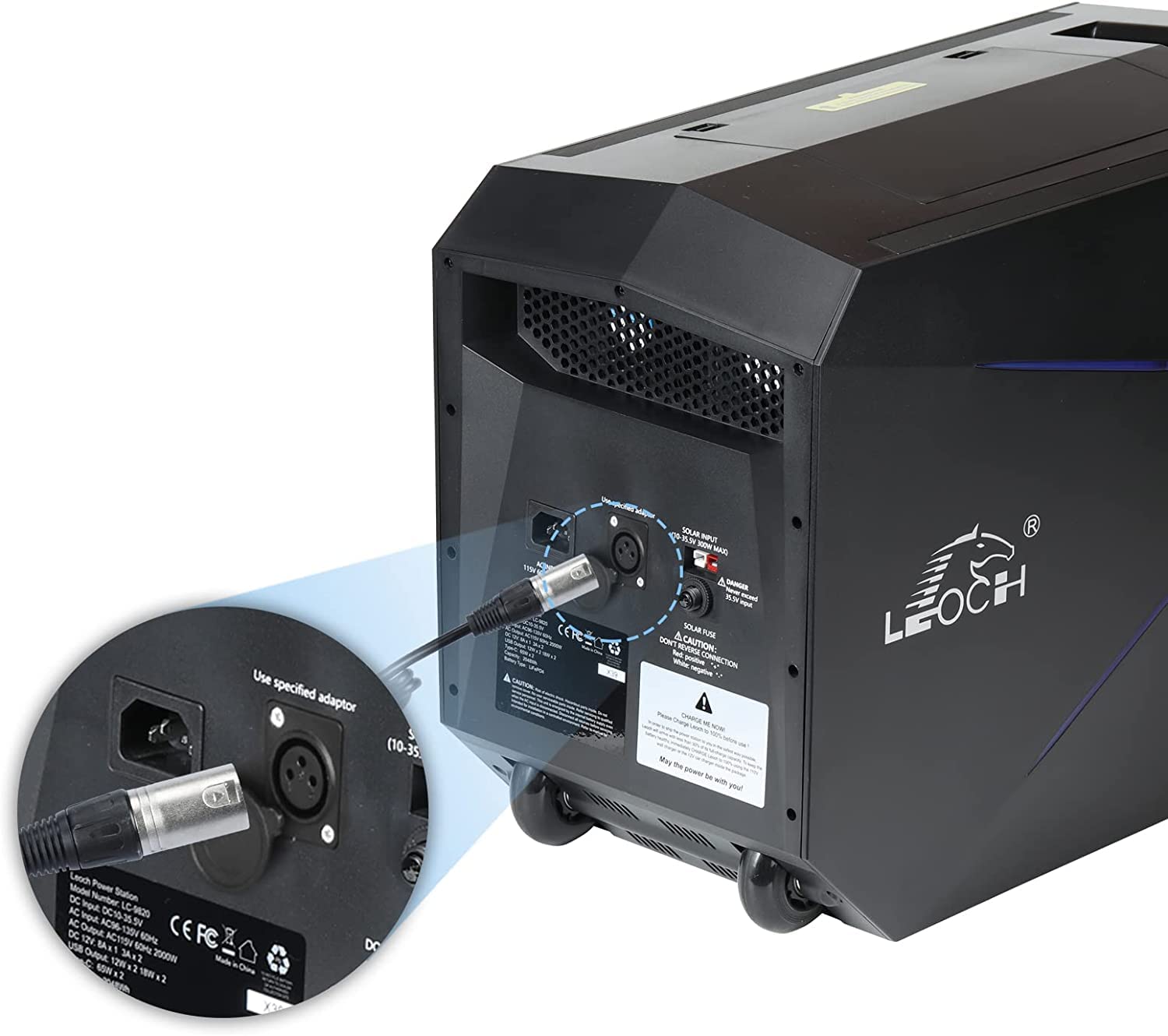 LEOCH LC-9820ポータブル電源 ACアダプター リチウム電池充電器 LEOCH ACアダプター ポータブル電源 LC-9820 リチウム電池充電器