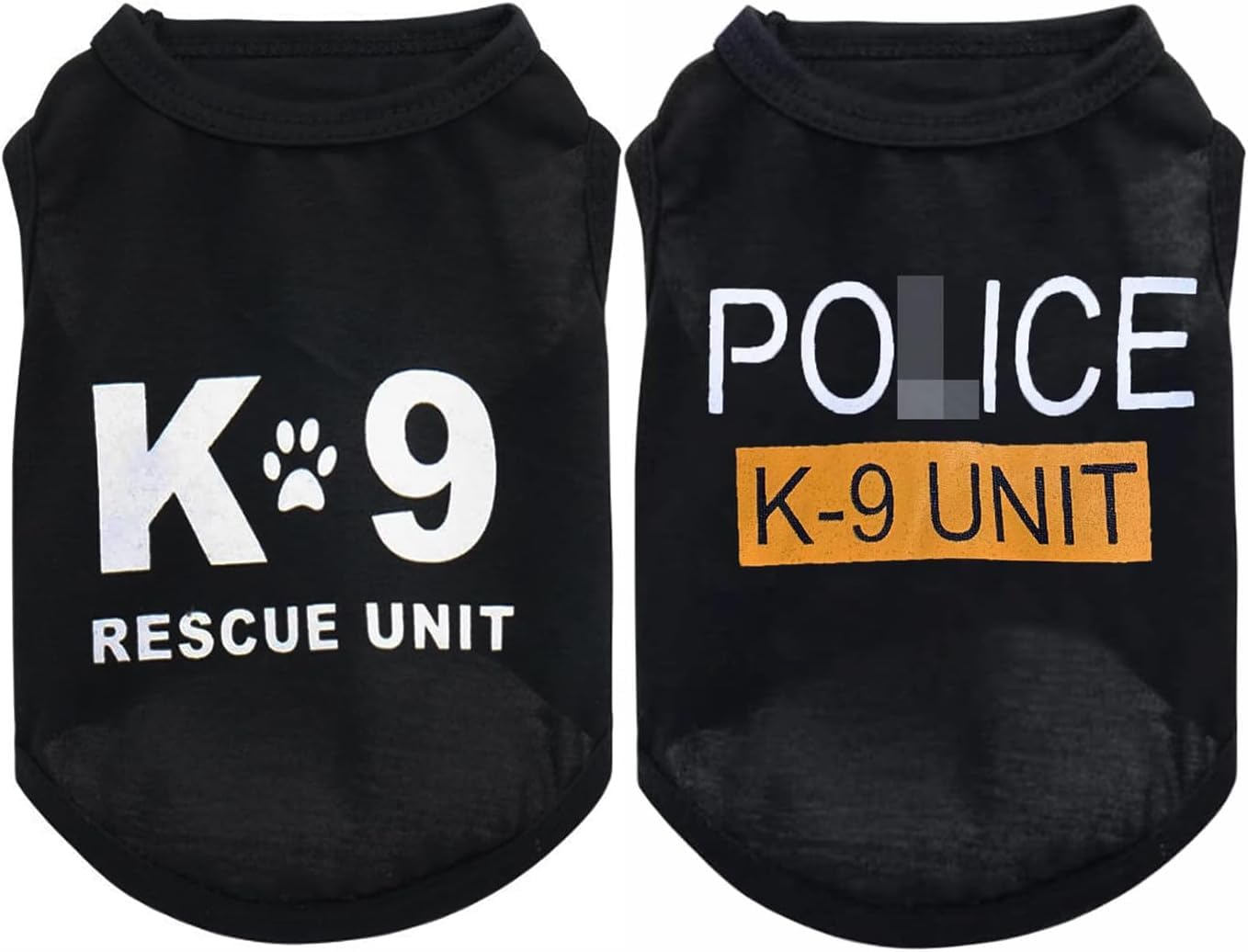 DERUILA 2Pack Dog Clothes for Small Dog Boy Puppy Shirt for Chihuahua Yorkies Summer Pet Dog Cat Breathable Comfortable Cute Vest Apparel