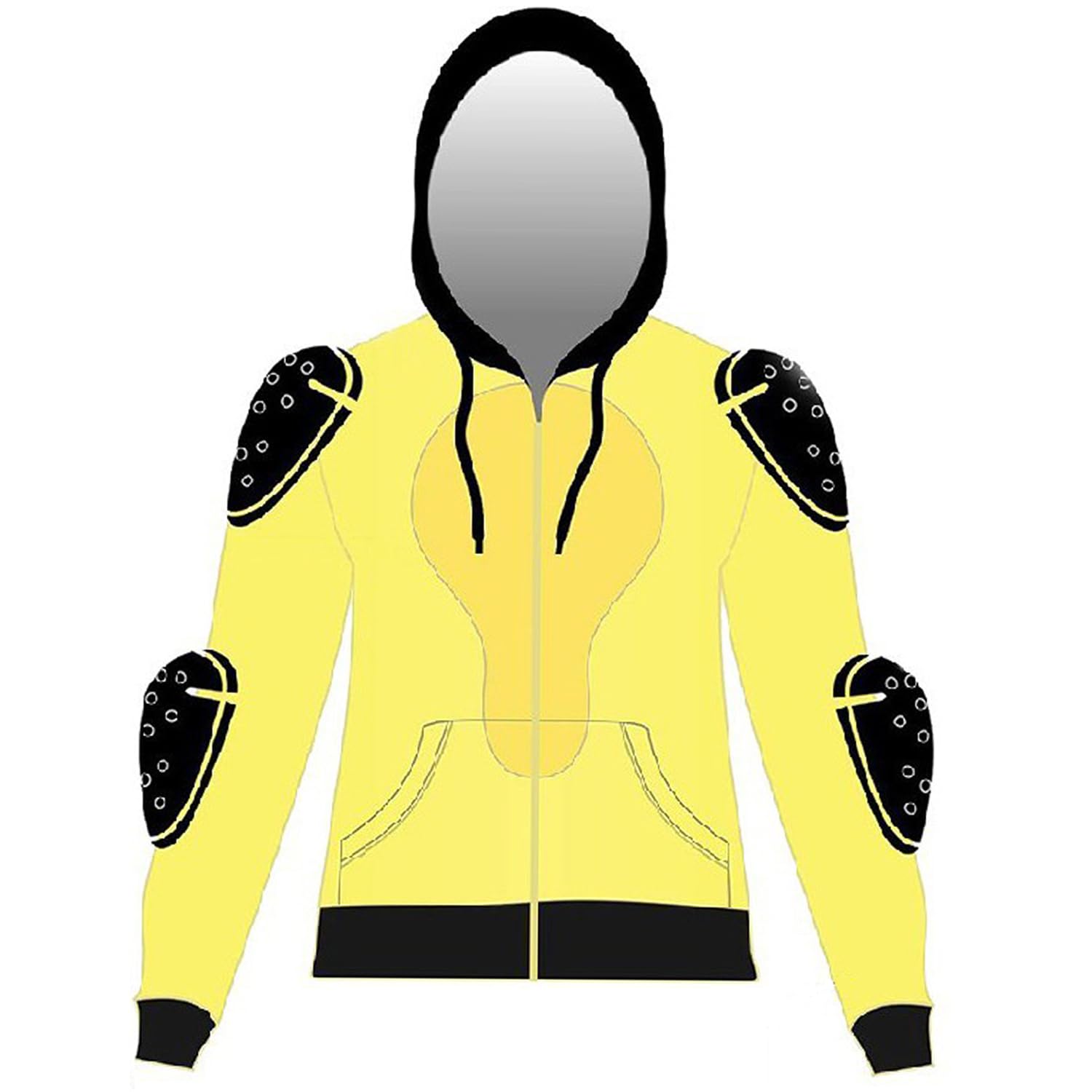 Motorrad-Sommerjacke aus Kevlar-Fleece mit abnehmbarer Rüstung, 2 Farben