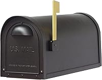 Vista 7 de Special Lite - Buzón clásico con poste de aluminio, buzón negro con poste Ashland - SCC-1008_SPK-600-BLK