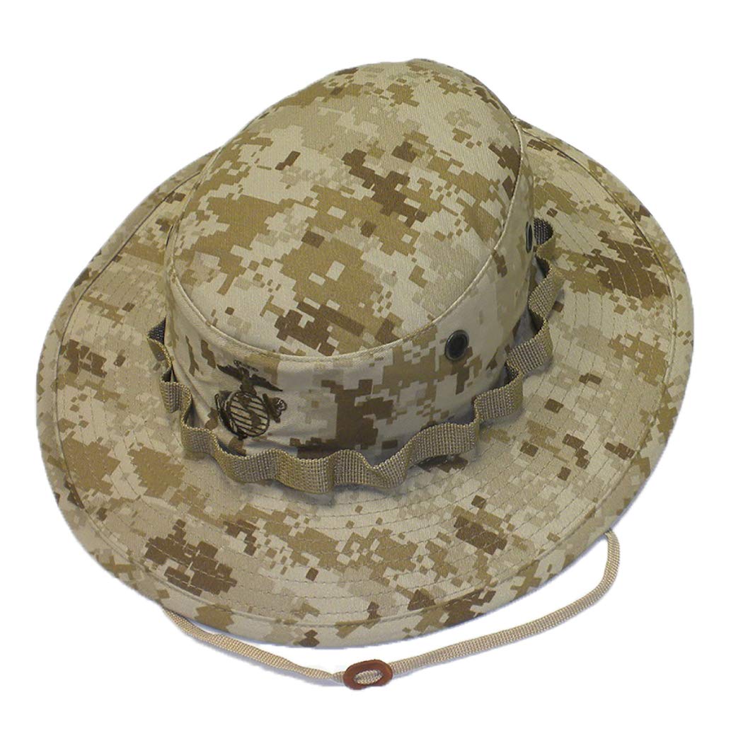 Government Jungle Desert Digital USMC Embroidered Insignia Boonie Hat