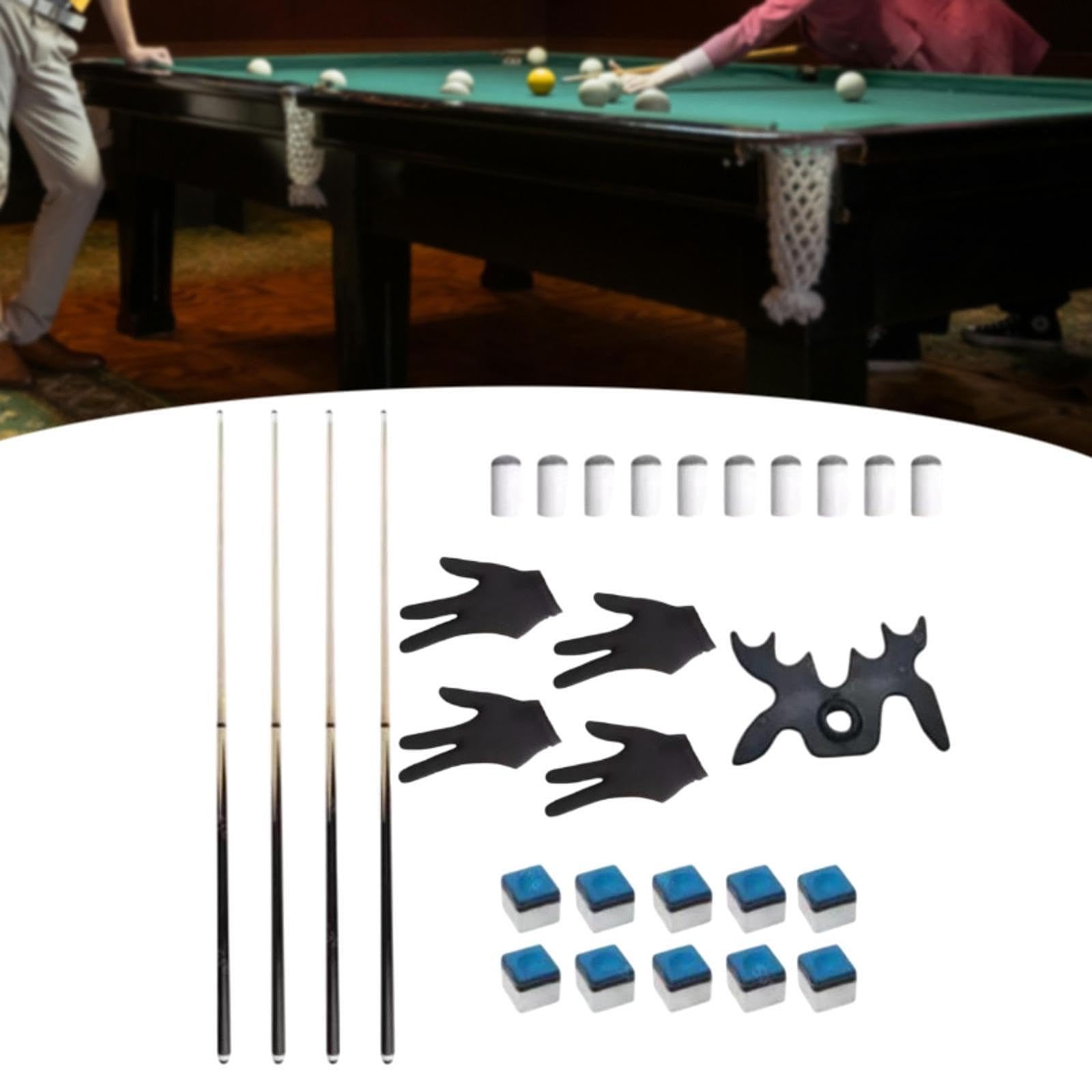 SM SunniMix Billiard Cue Maintenance Oil & Polishing Cloth Kit - 20ml Protective Oil For Pool Sticks-1033668