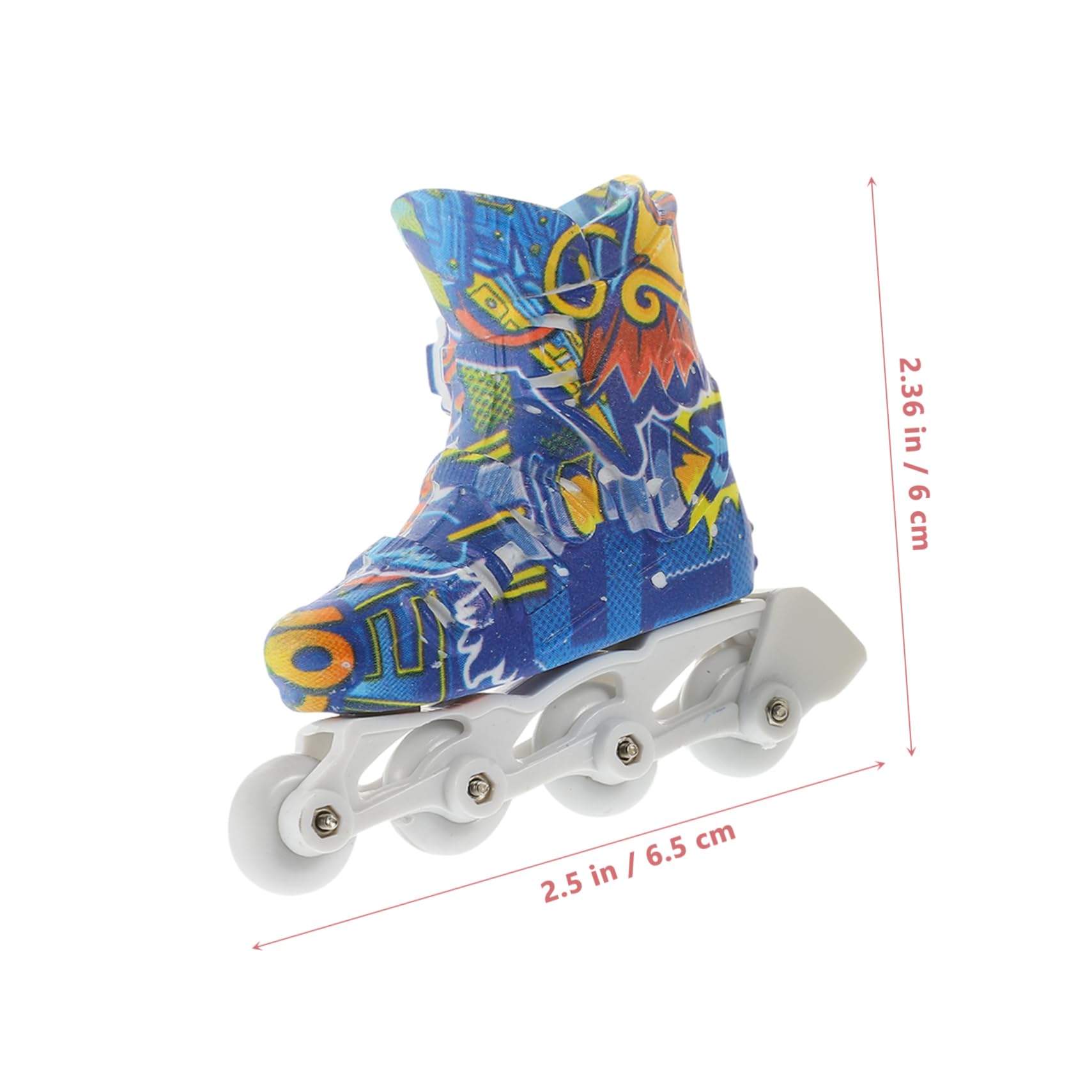 ifundom 2 Paar Fingerrollschuhe aus Kunststoff Realistisches Fingerskatel Spielzeug zur Fingerbeweglichkeit und Stressabbau Spielzeug für Schreibtisch Zufälliger Stil