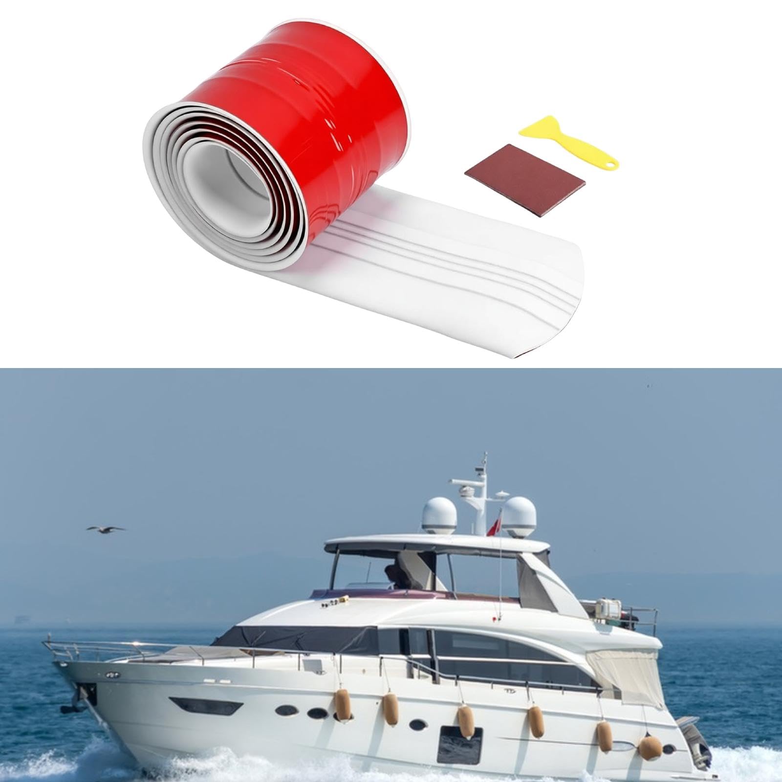 Komplettes Installationsset mit Robusten Teilen, Kielschutz für Boote, Rumpfschutz für GFK Boote, Boote
