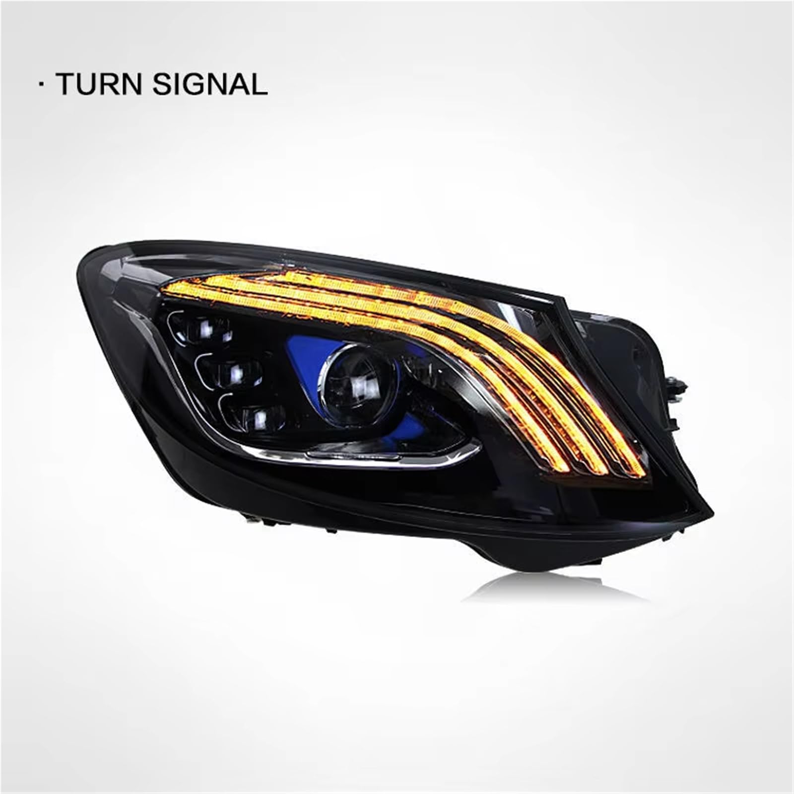 Gruppo Faro per Auto Classe S W222 2014-2017 Gruppo Faro Luce Diurna Guidata Lente Faro