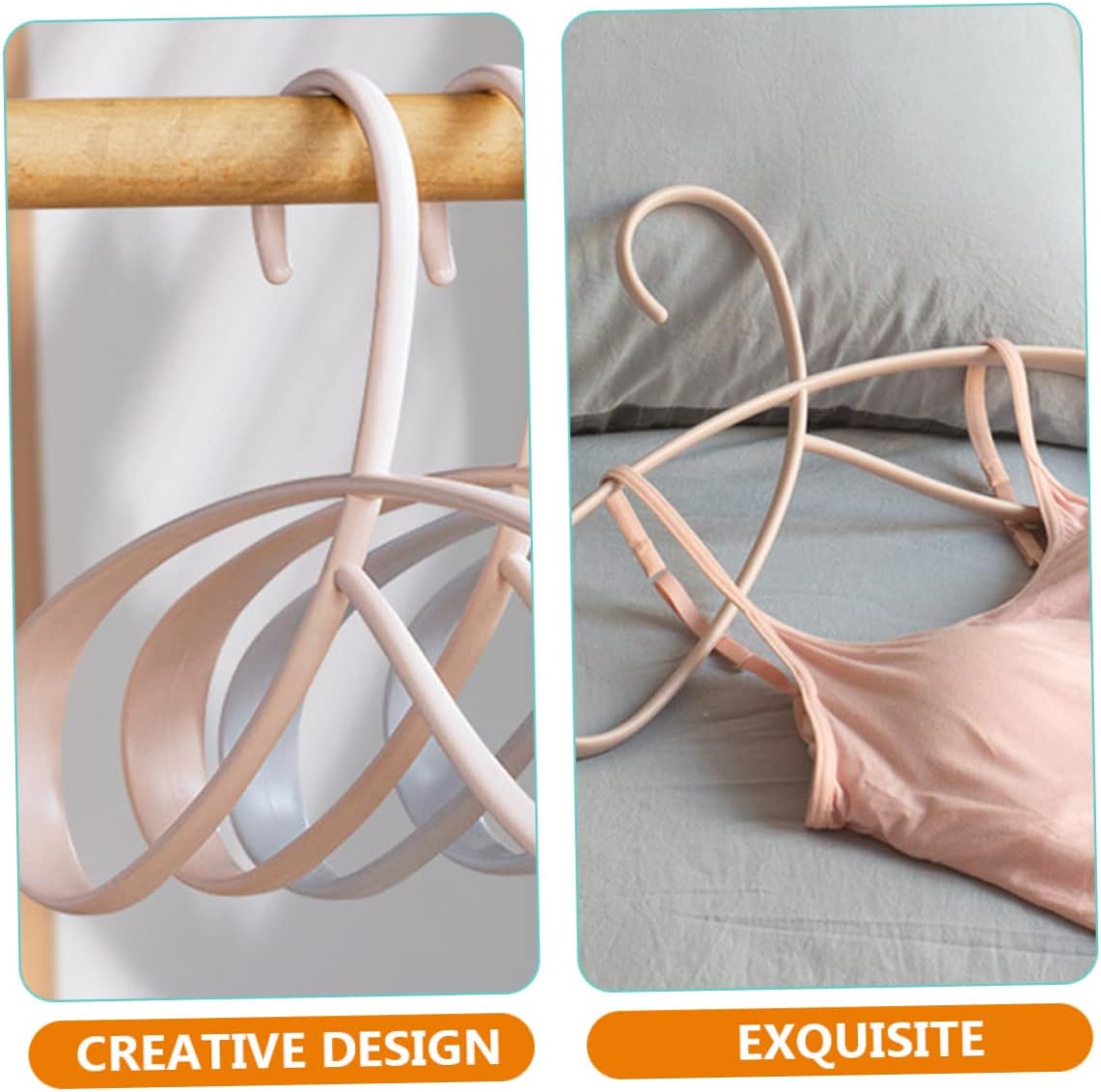 Cabilock 5pcs Multi-Functional Clothes Hangers Non-Slip Design for Space-Saving Storage Home Hotel for Organizing Coats Shirts and Pants