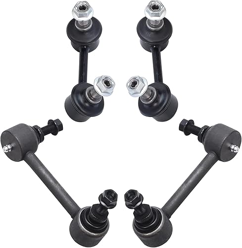 Miniatura 72 de Detroit Axle - 4 barras estabilizadoras para Acura EL Honda Civic 01-05, 4 barras estabilizadoras delanteras y traseras de repuesto 2001 2002 2003