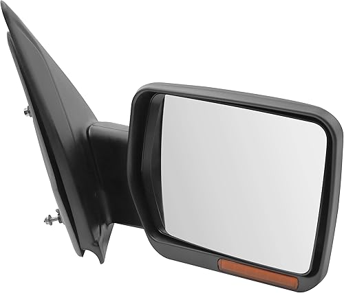 Miniatura 2 de PZ Espejos de remolque izquierdo del lado del conductor compatibles con camioneta Ford F-150 2007-2014, calefacción eléctrica, con señal ámbar,