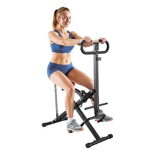 VEVOR Squat Machine, Deep Squat Rowing Machine for Home, Easy