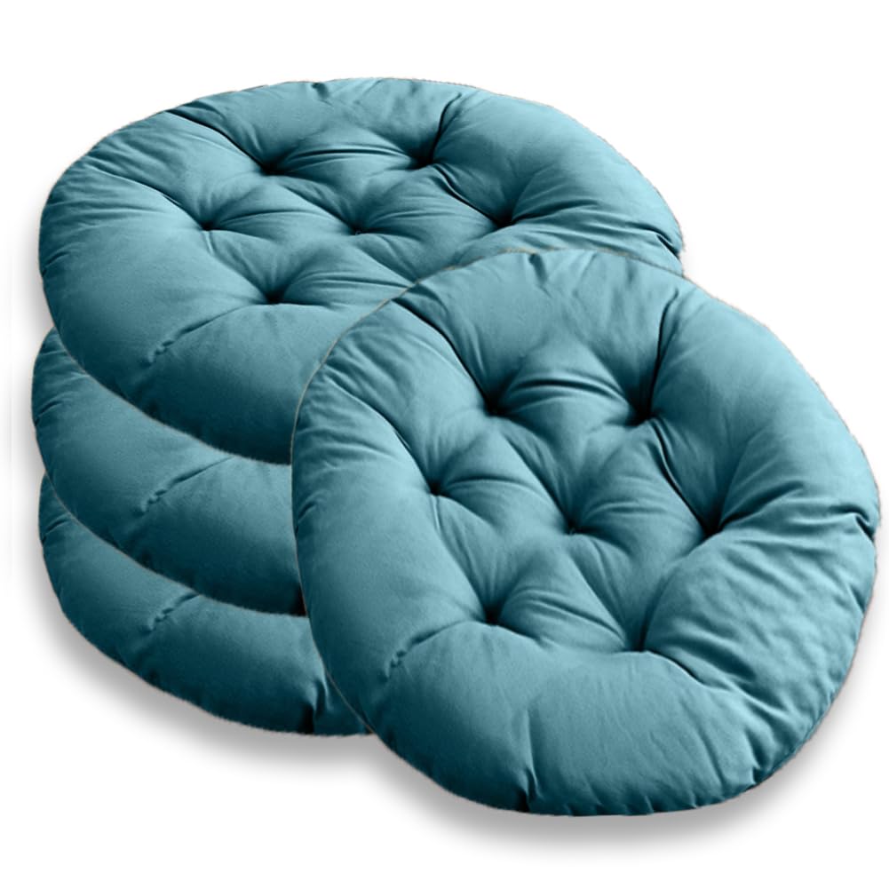 Coussins de chaise ronds 40 cm lot de 4 pour rendre vos chaises douillettes